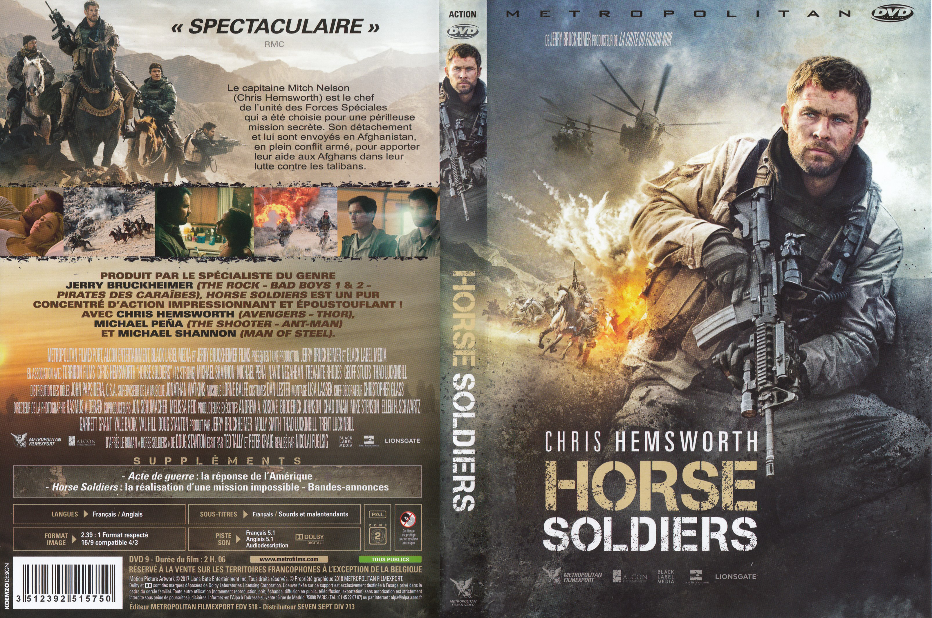 Jaquette DVD Horse soldiers