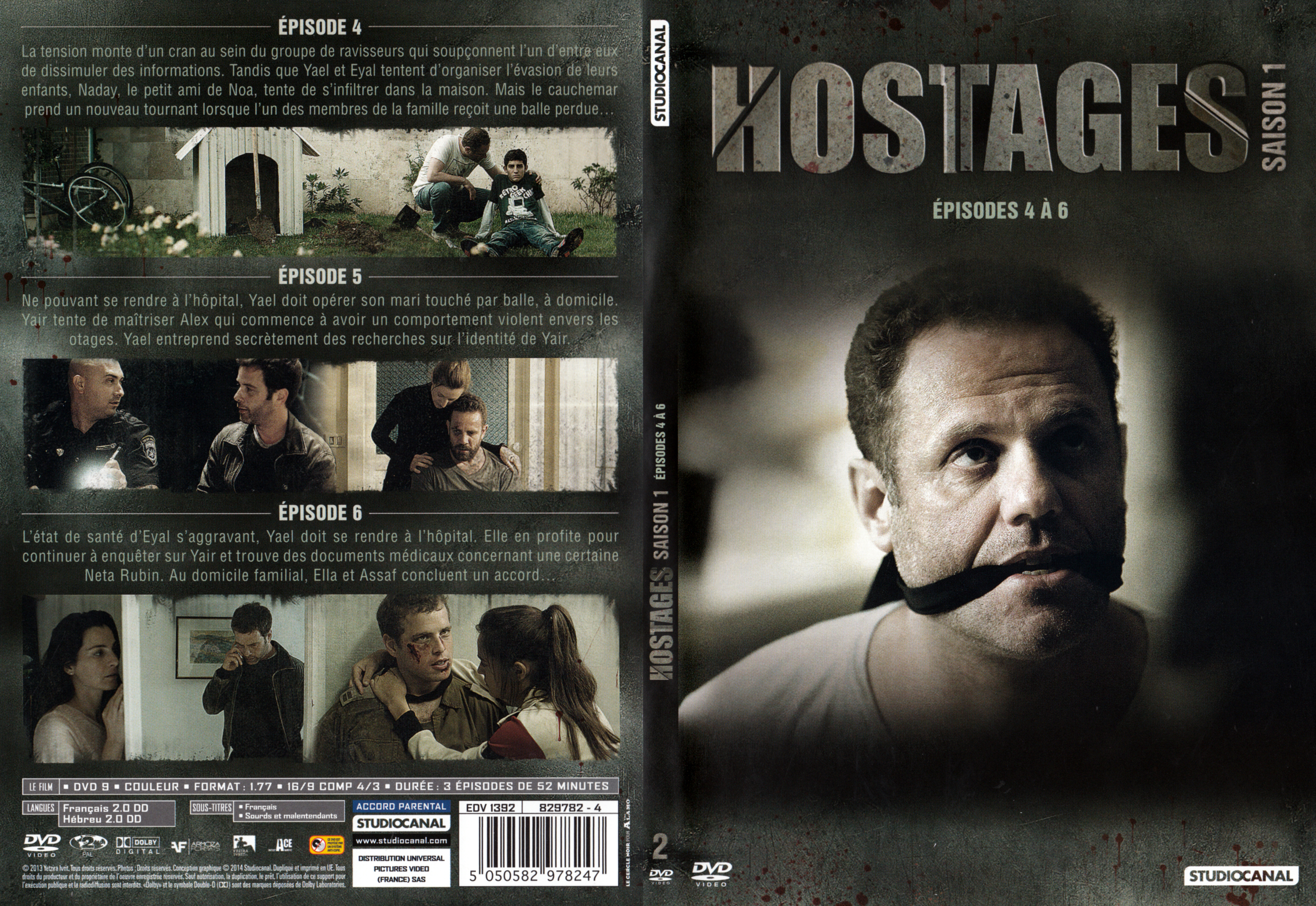 Jaquette DVD Hostages Saison 1 DVD 2