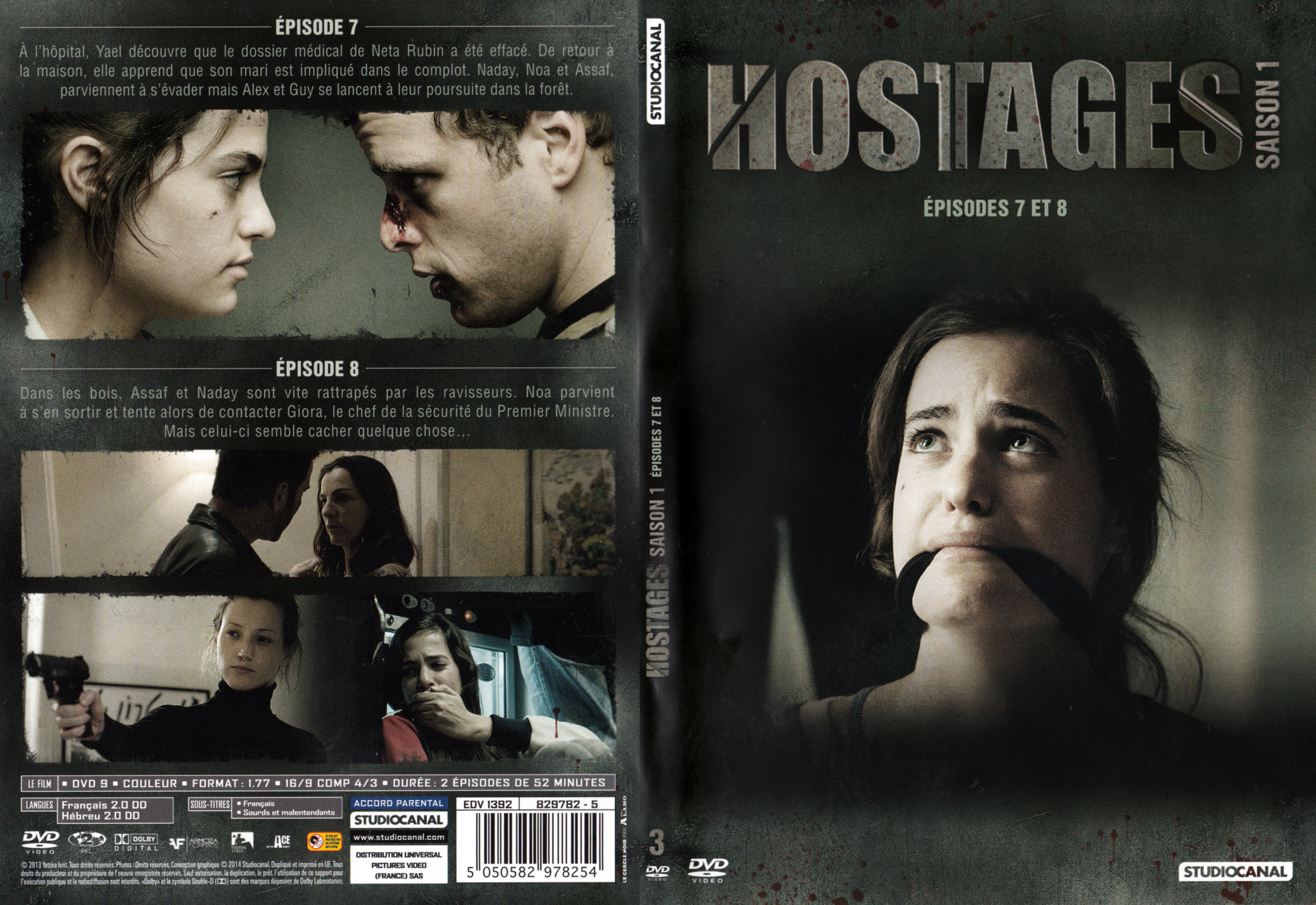 Jaquette DVD Hostages Saison 1 DVD 3