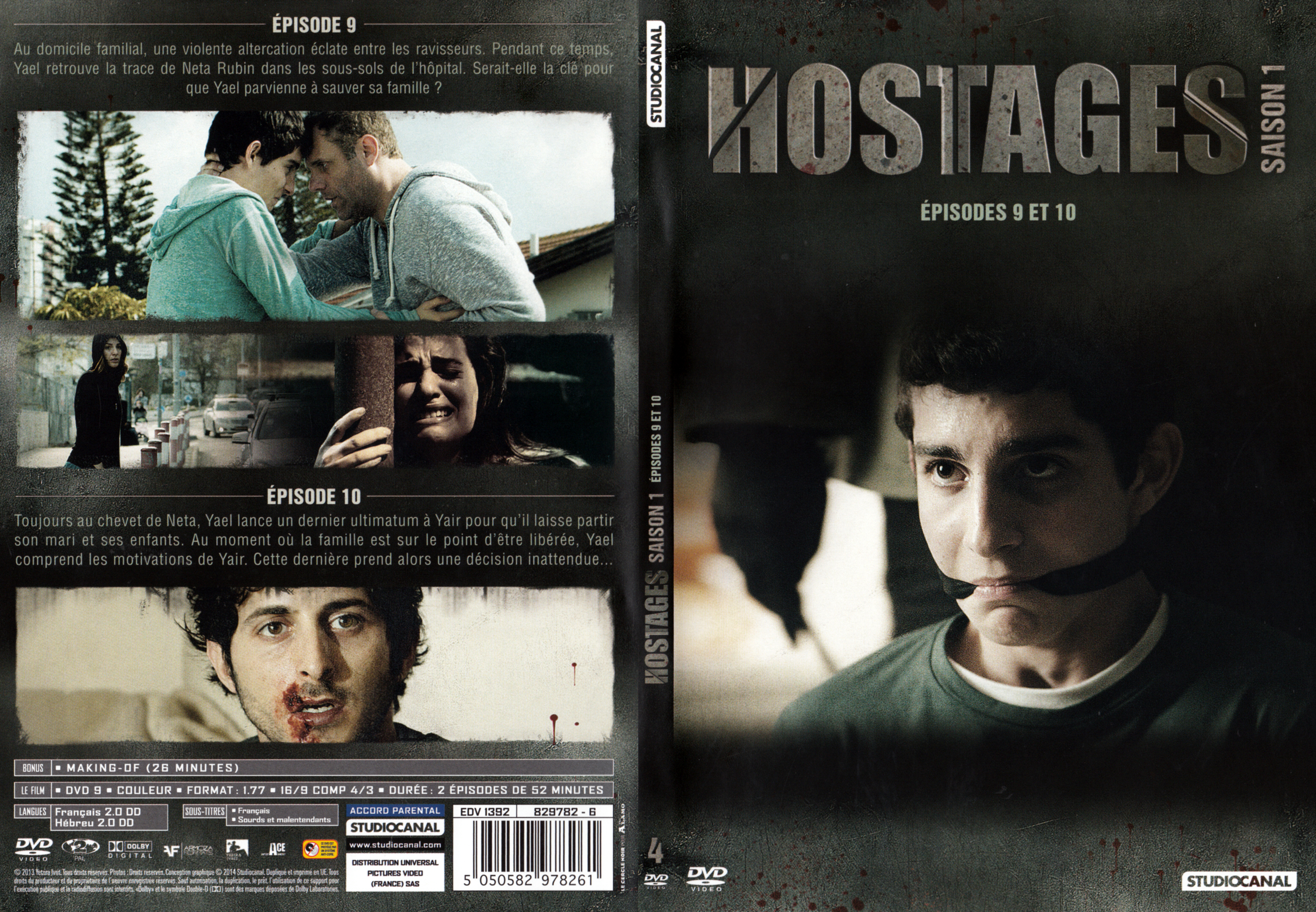 Jaquette DVD Hostages Saison 1 DVD 4
