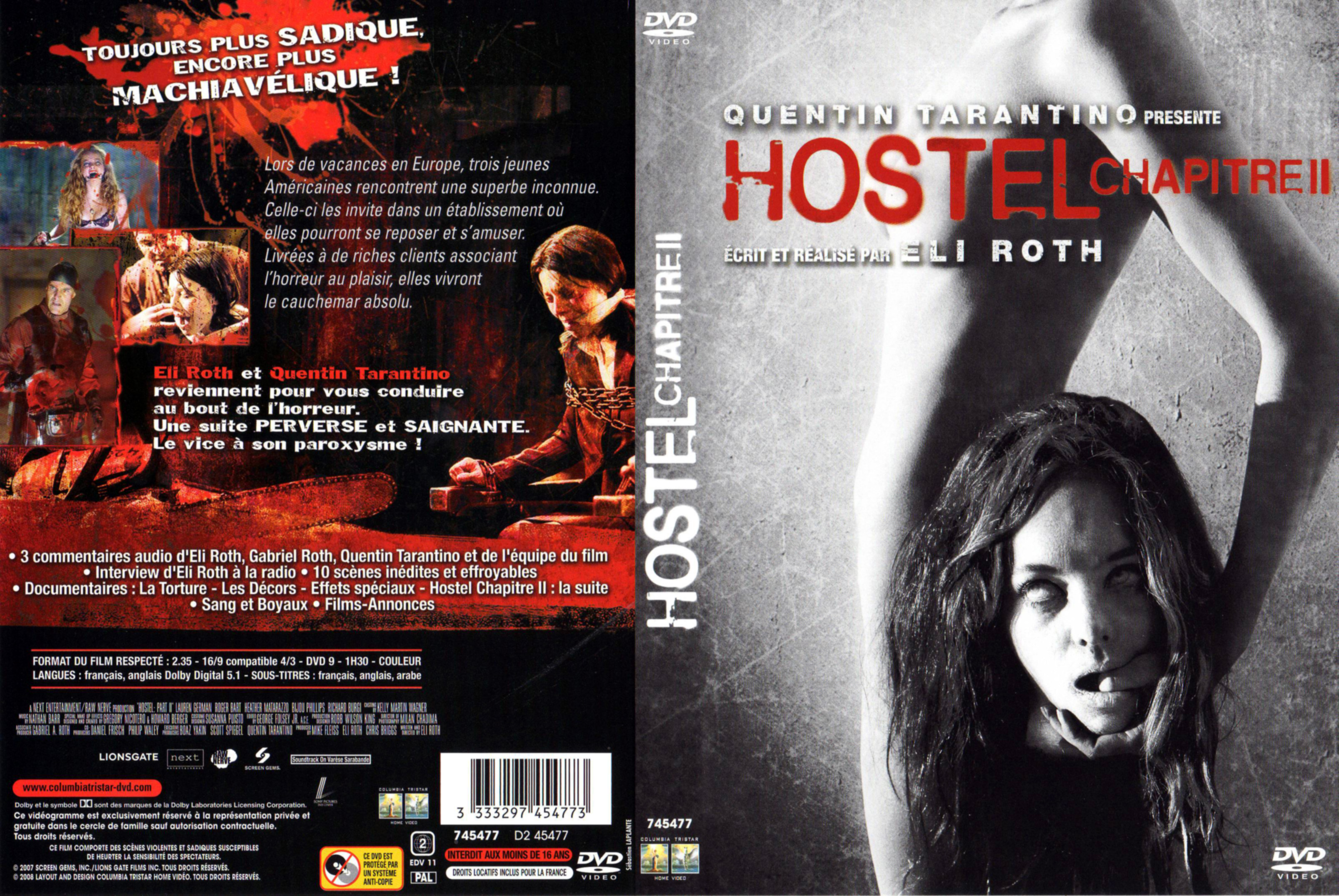 Jaquette DVD Hostel 2