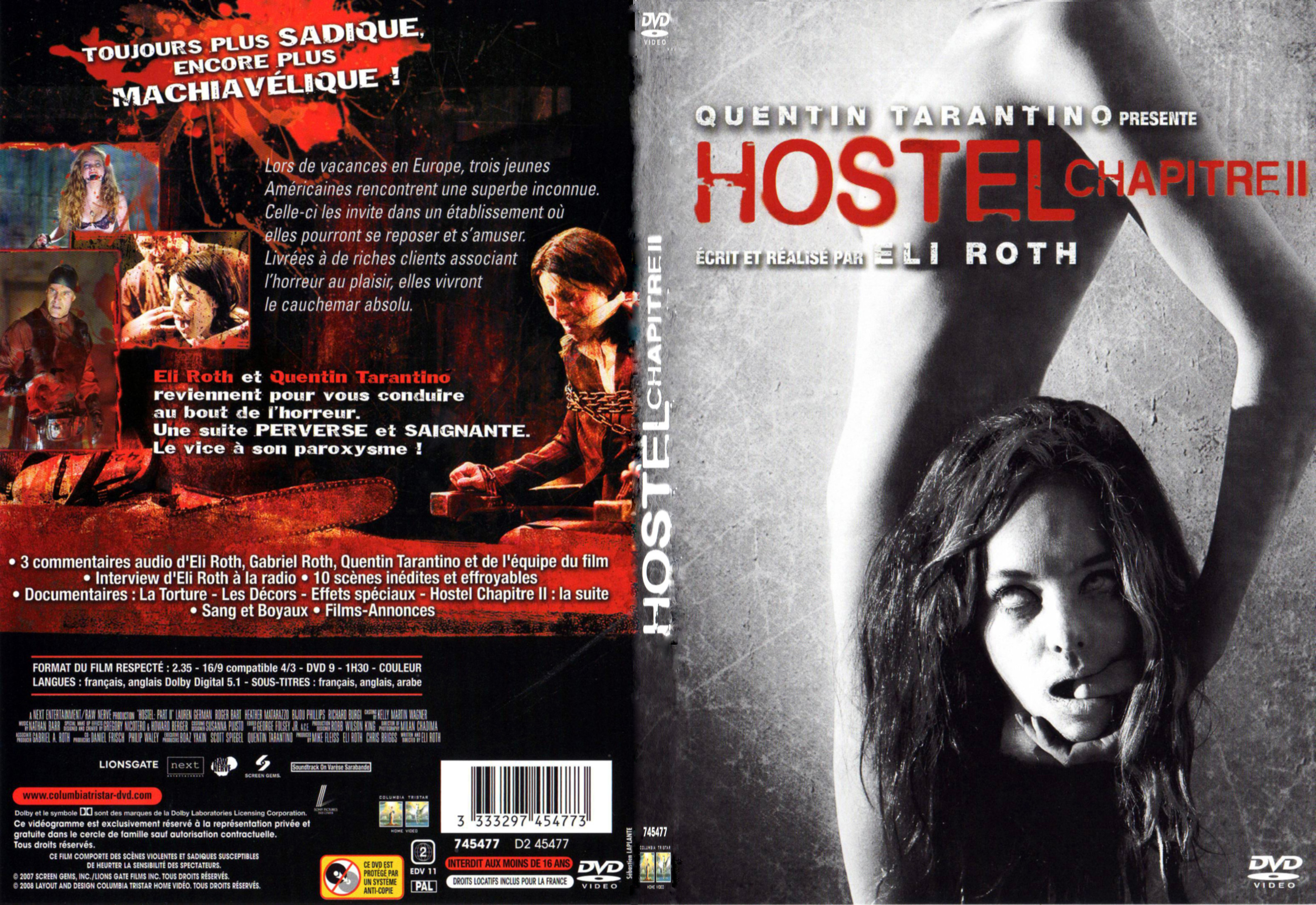 Jaquette DVD Hostel 2 - SLIM