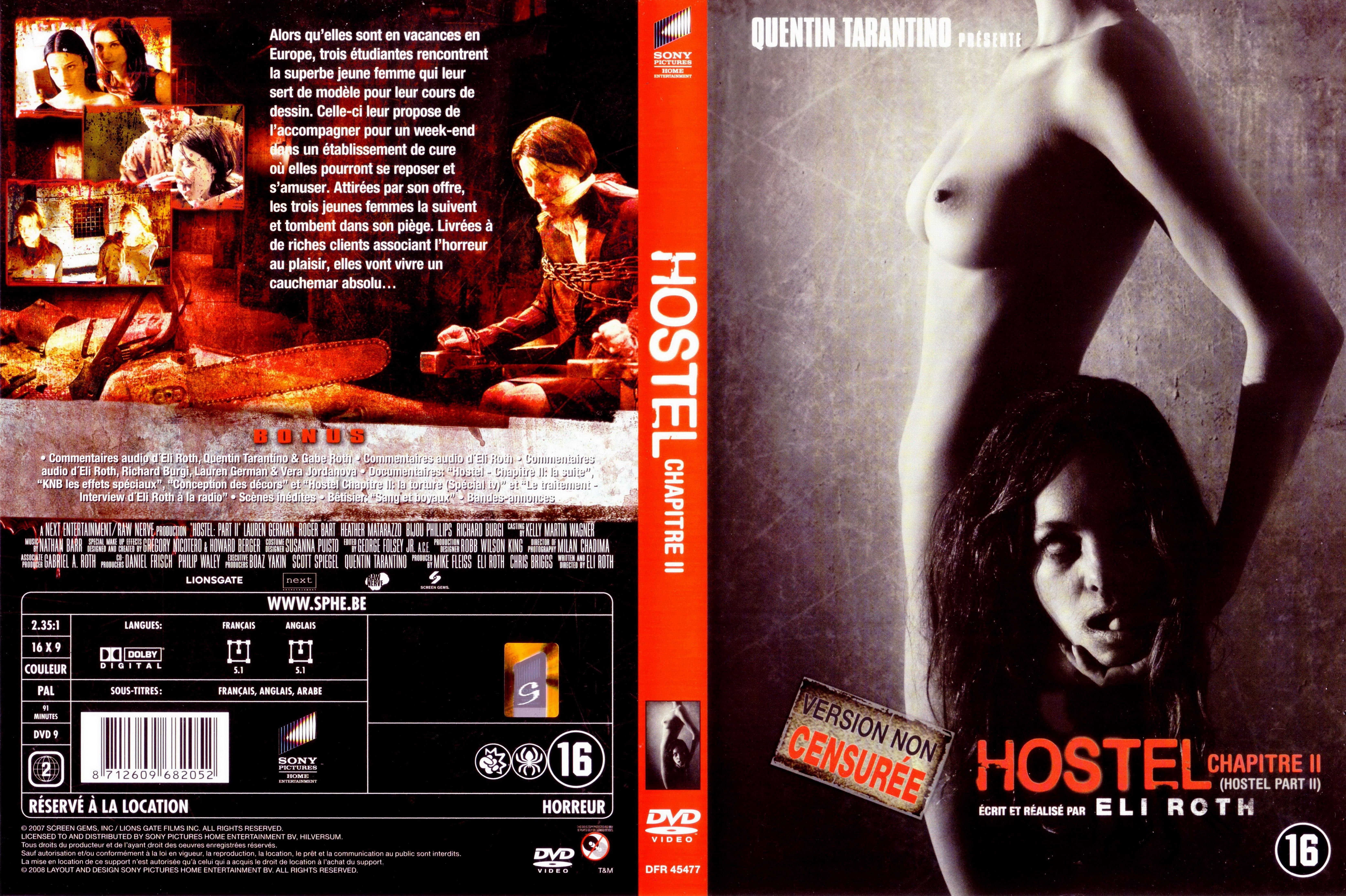 Jaquette DVD Hostel 2 v2