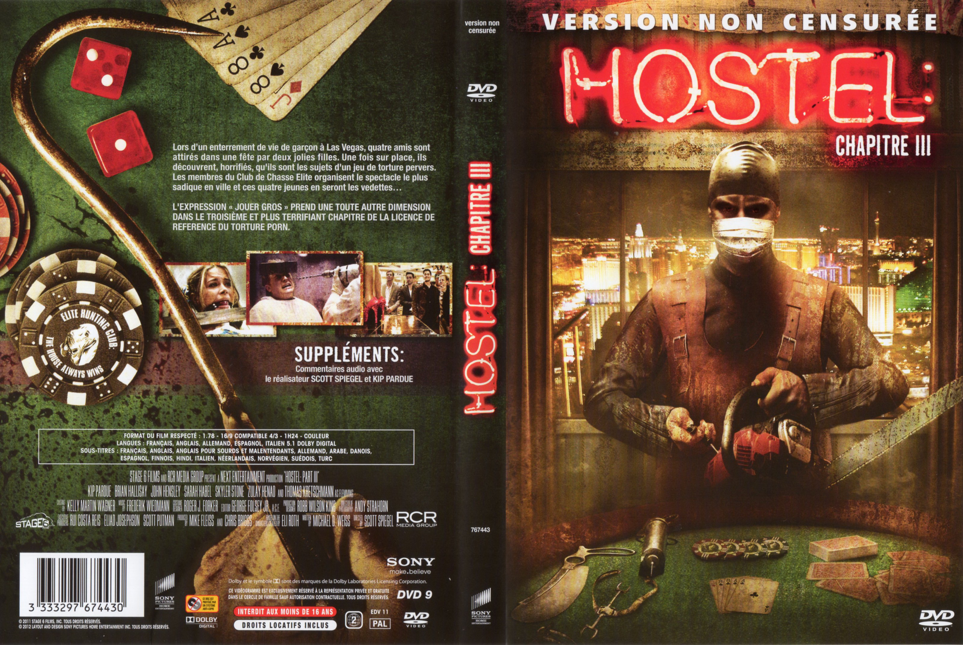 Jaquette DVD Hostel chapitre III