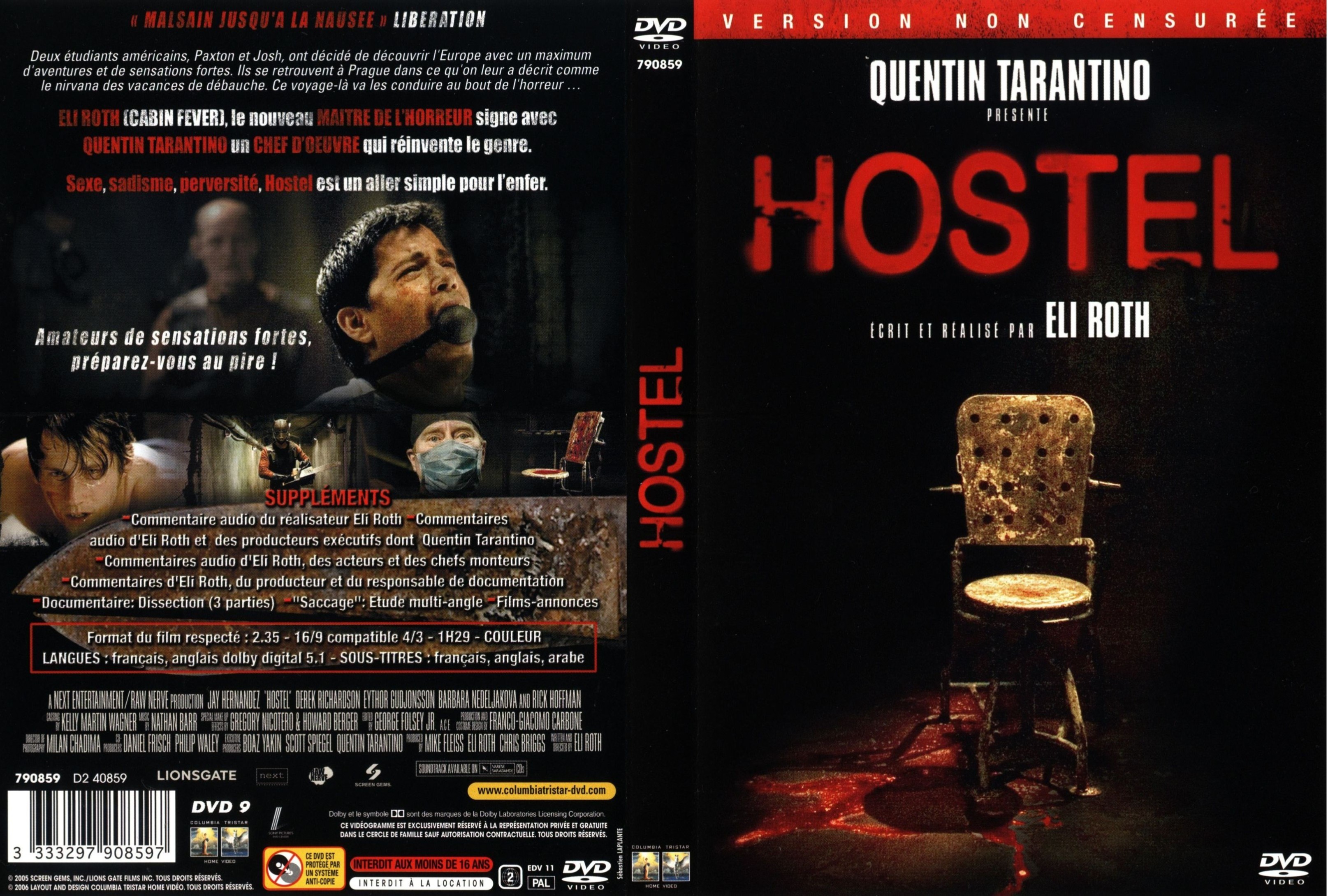 Jaquette DVD Hostel v2