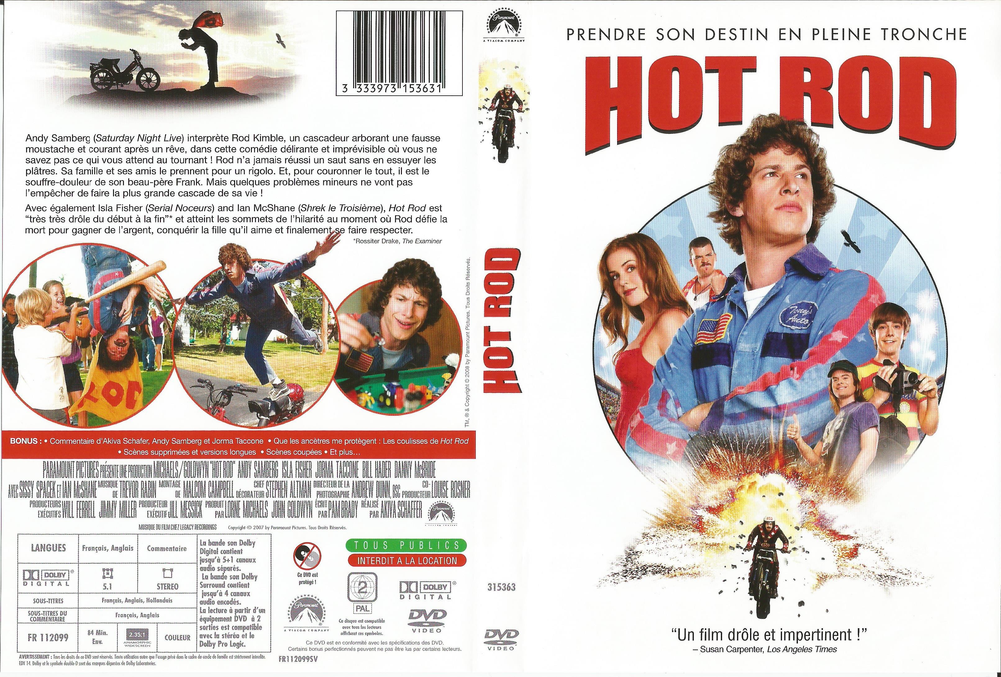 Jaquette DVD Hot Rod