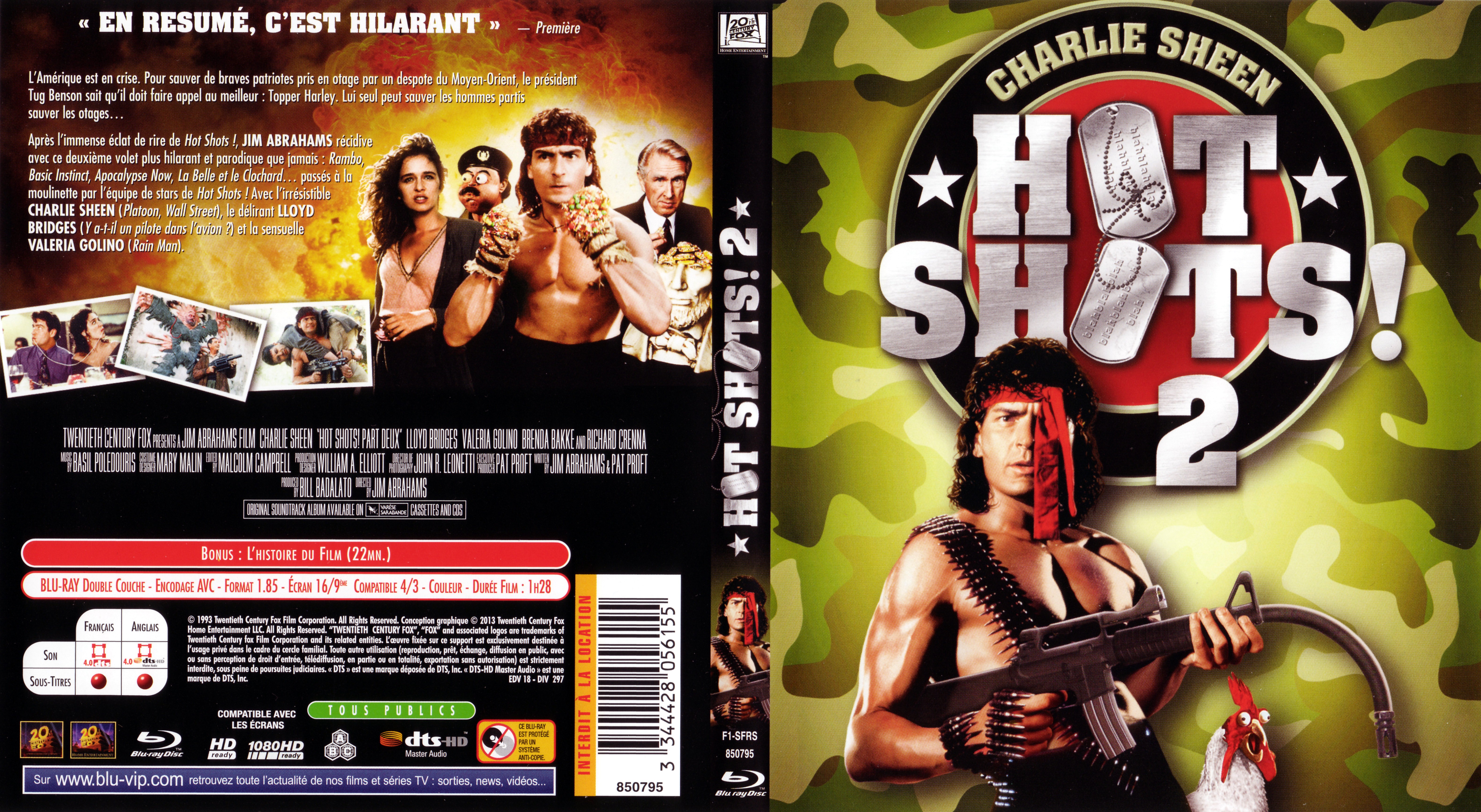 Jaquette DVD Hot Shots 2 (BLU-RAY)