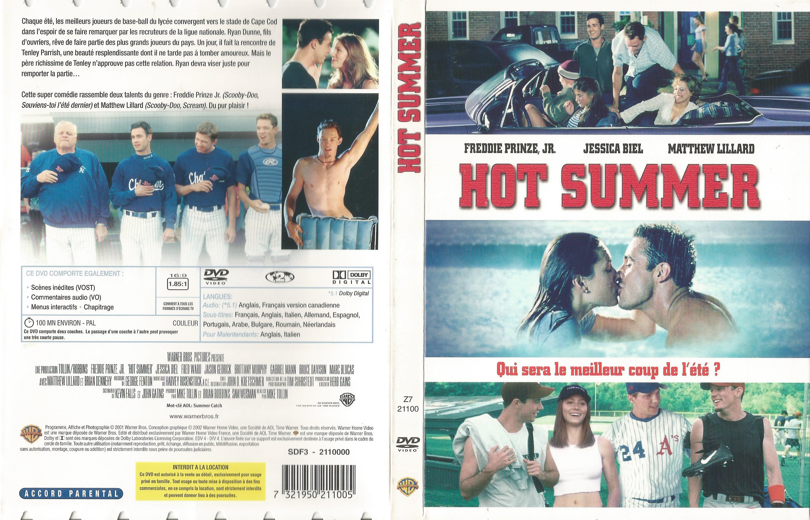 Jaquette DVD Hot Summer