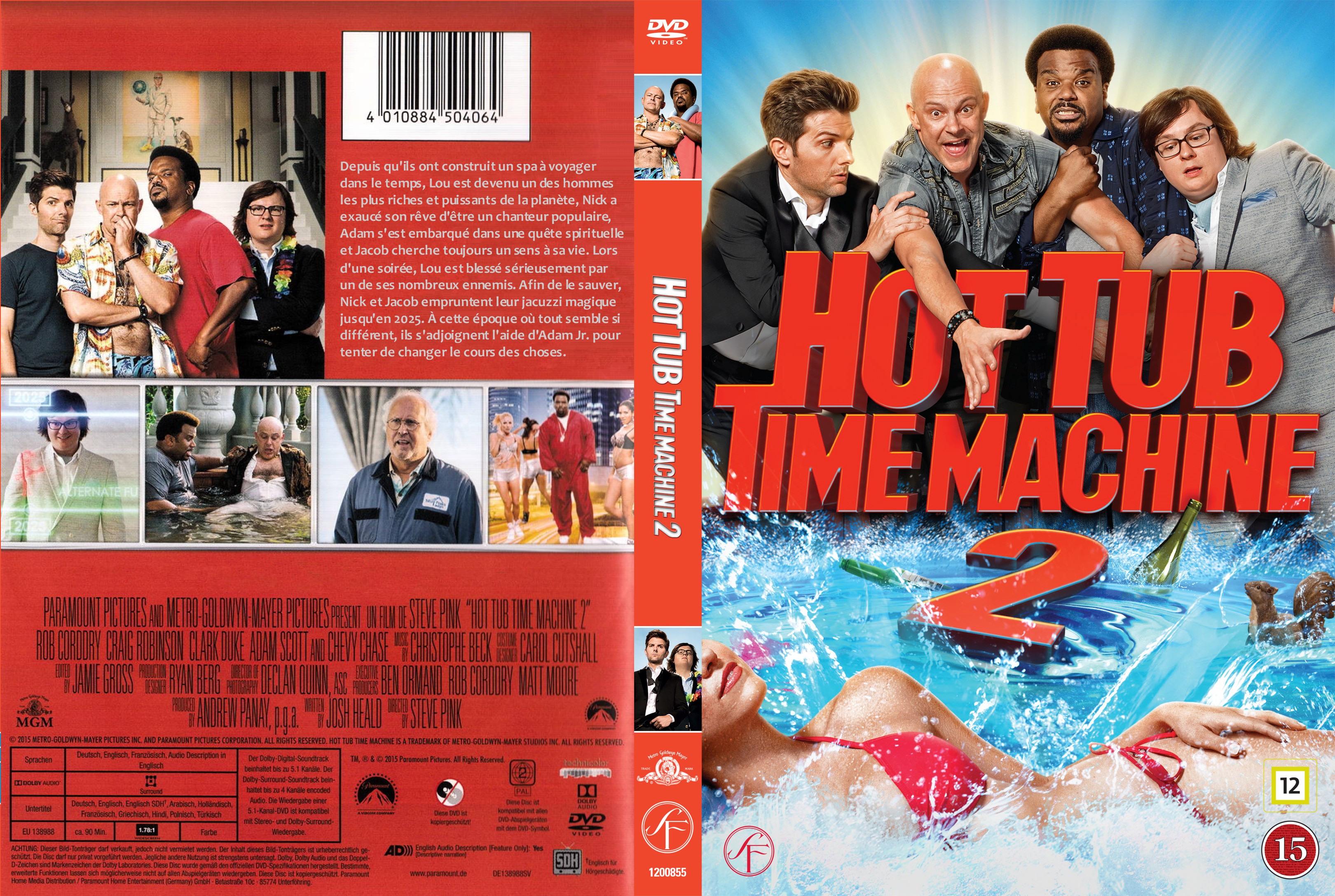 Jaquette DVD Hot Tube Time Machine 2