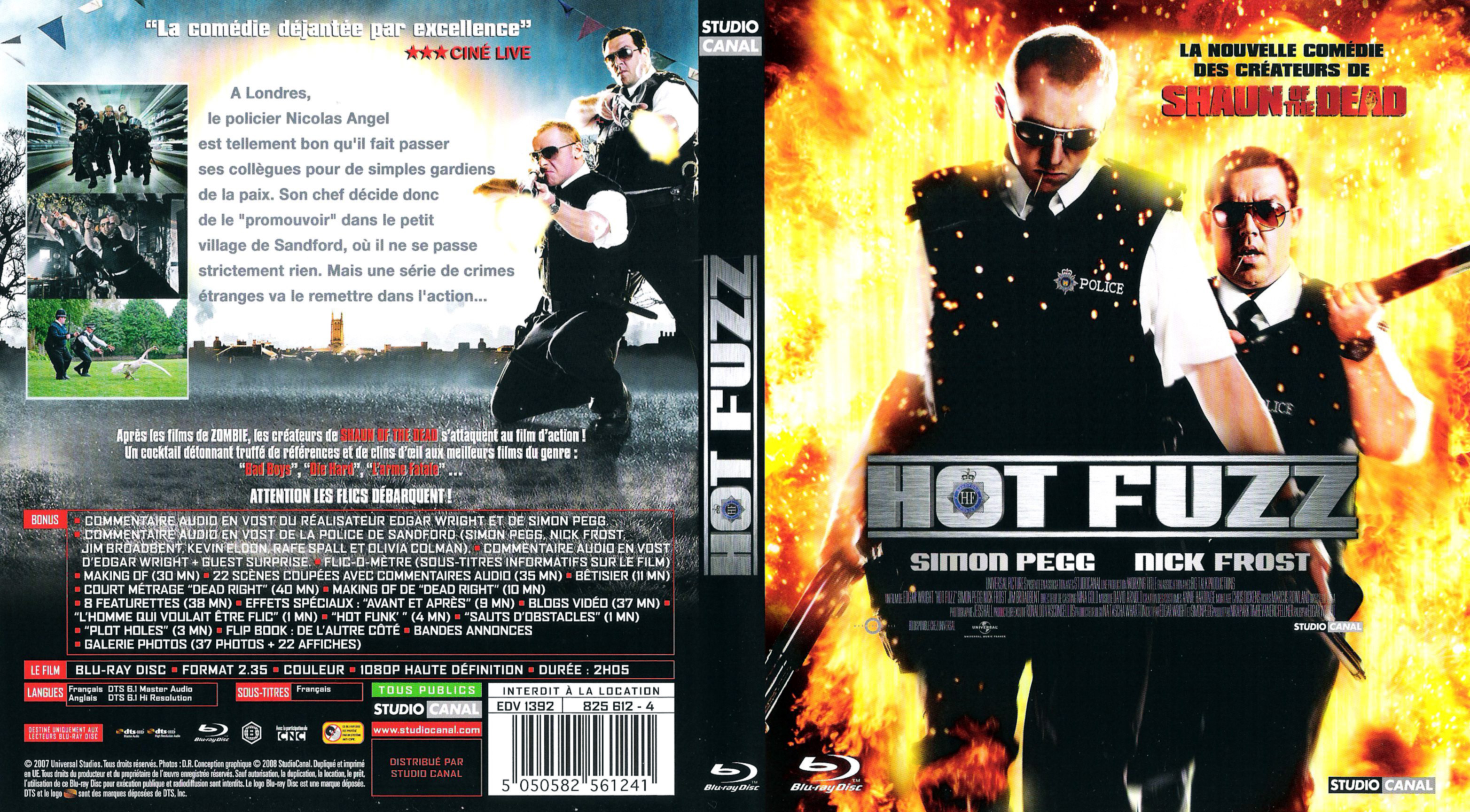 Jaquette DVD Hot fuzz (BLU-RAY)