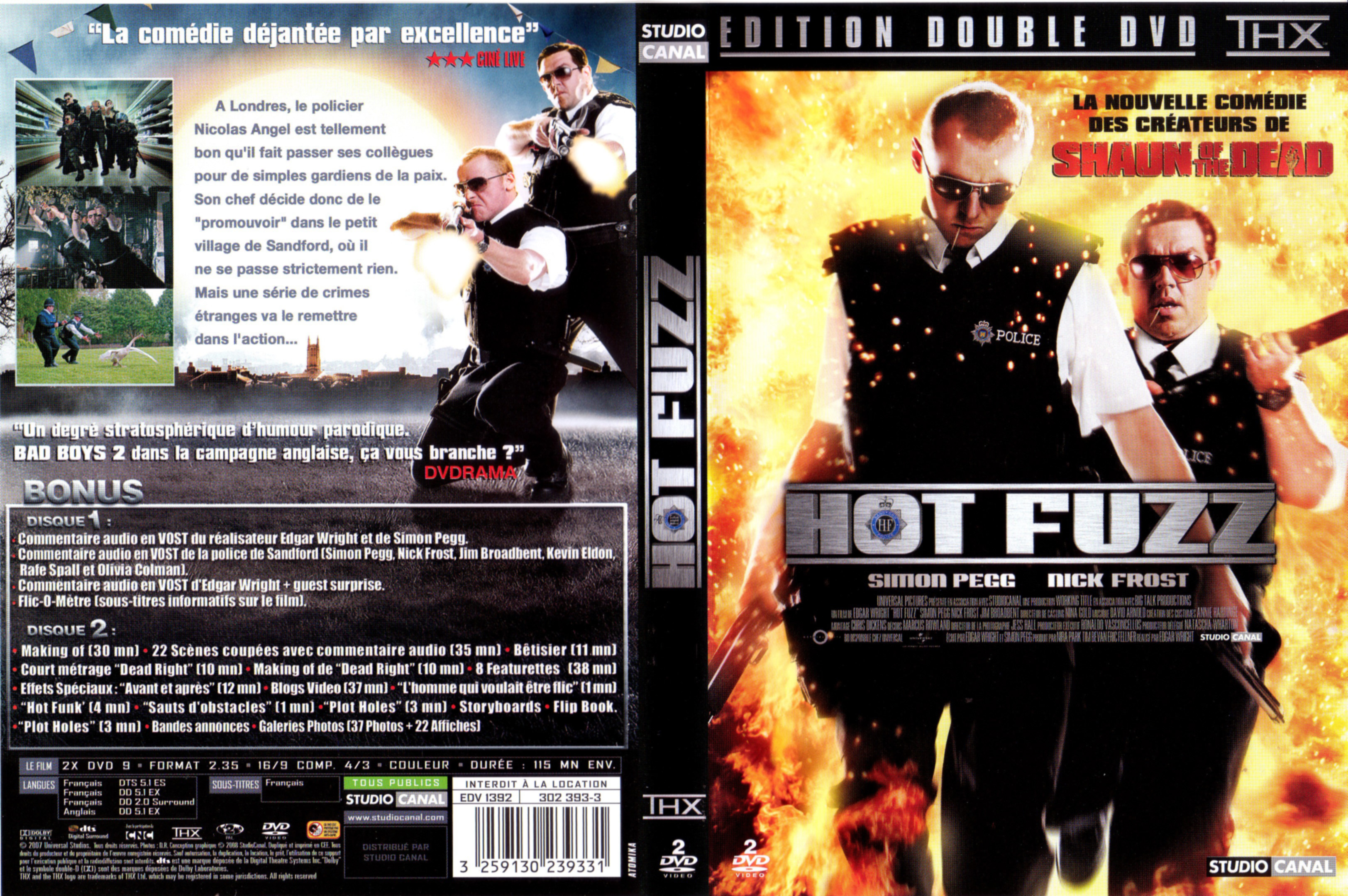 Jaquette DVD Hot fuzz v2