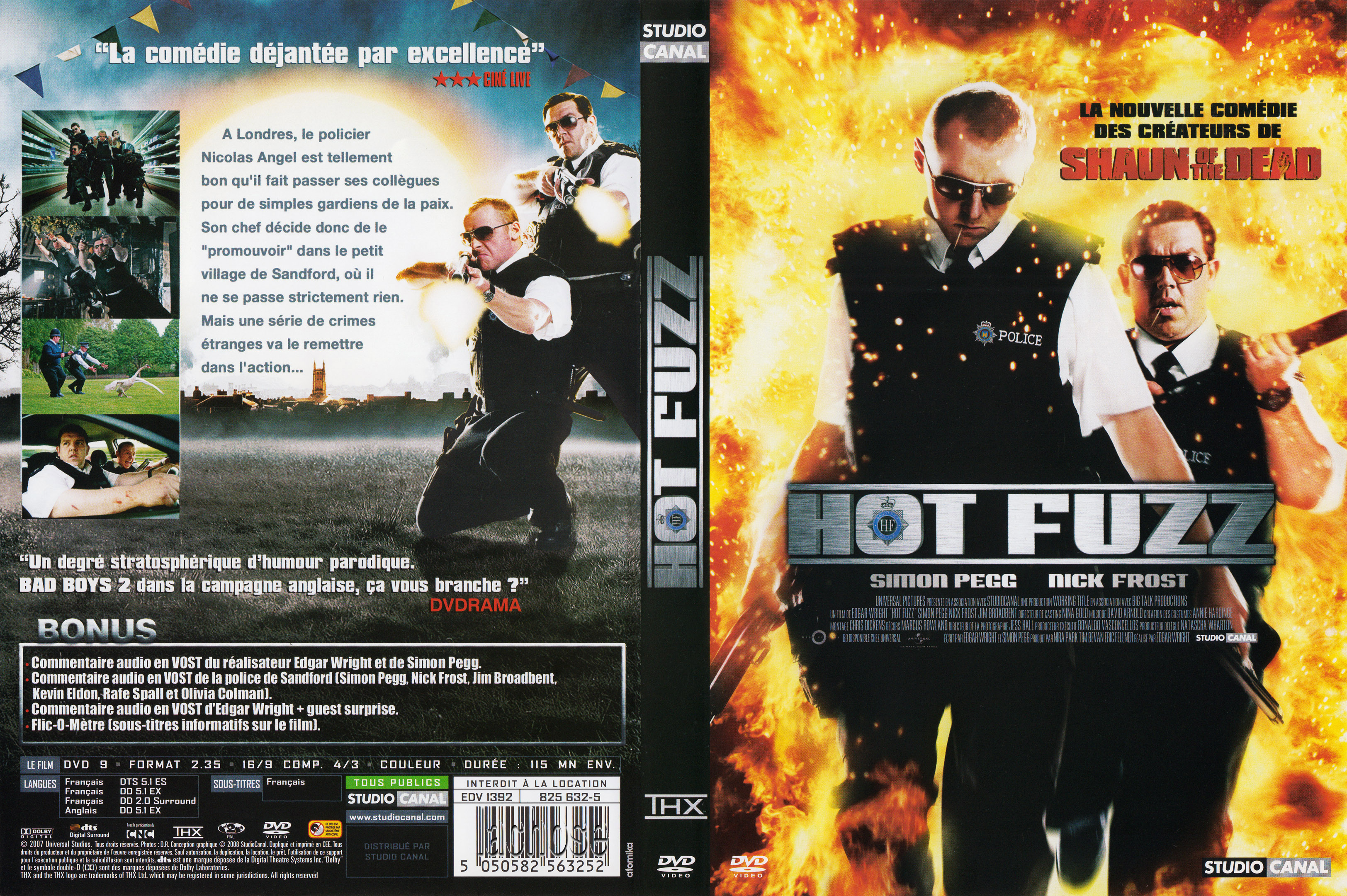 Jaquette DVD Hot fuzz v3