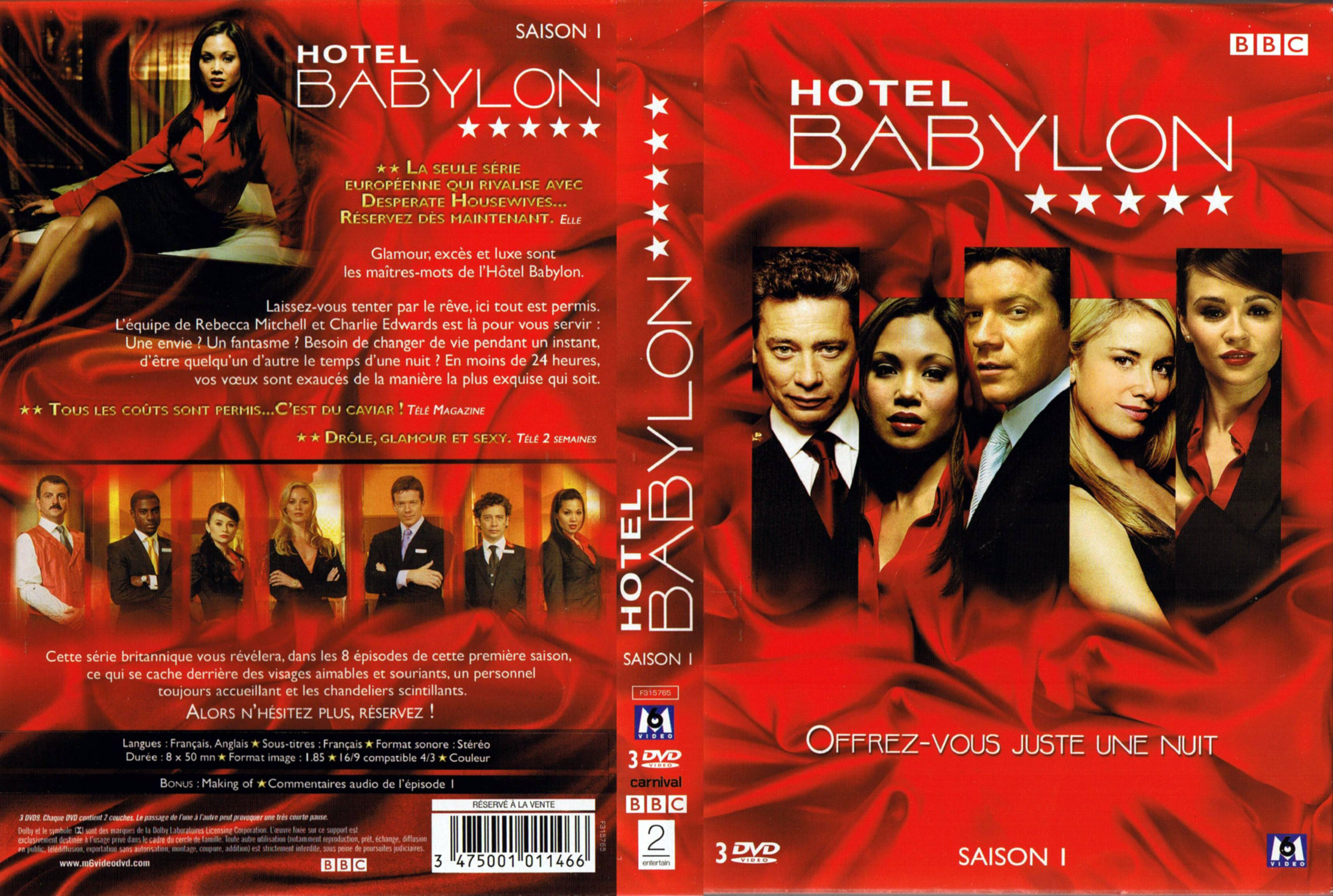 Jaquette DVD Hotel Babylon Saison 1 COFFRET
