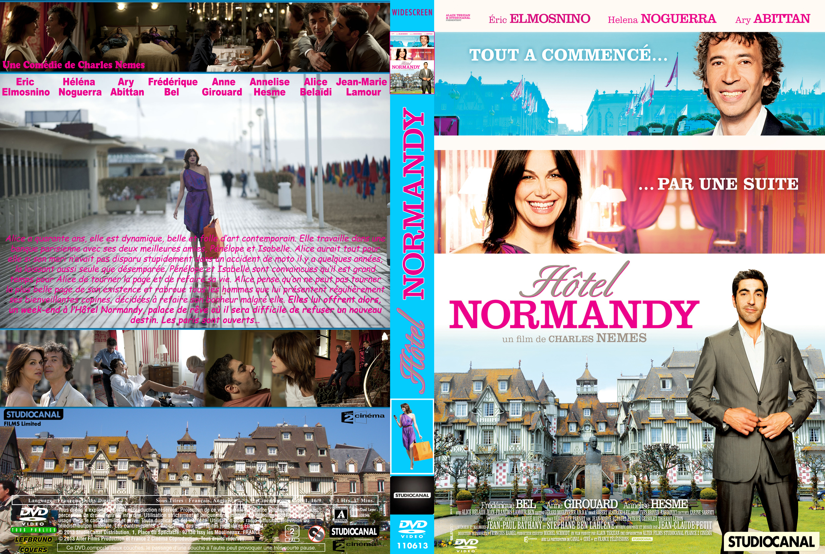 Jaquette DVD Hotel Normandy custom