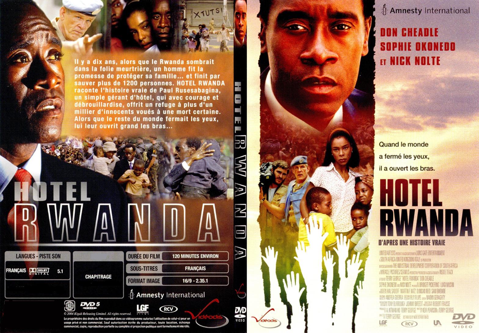 Jaquette DVD Hotel Rwanda - SLIM