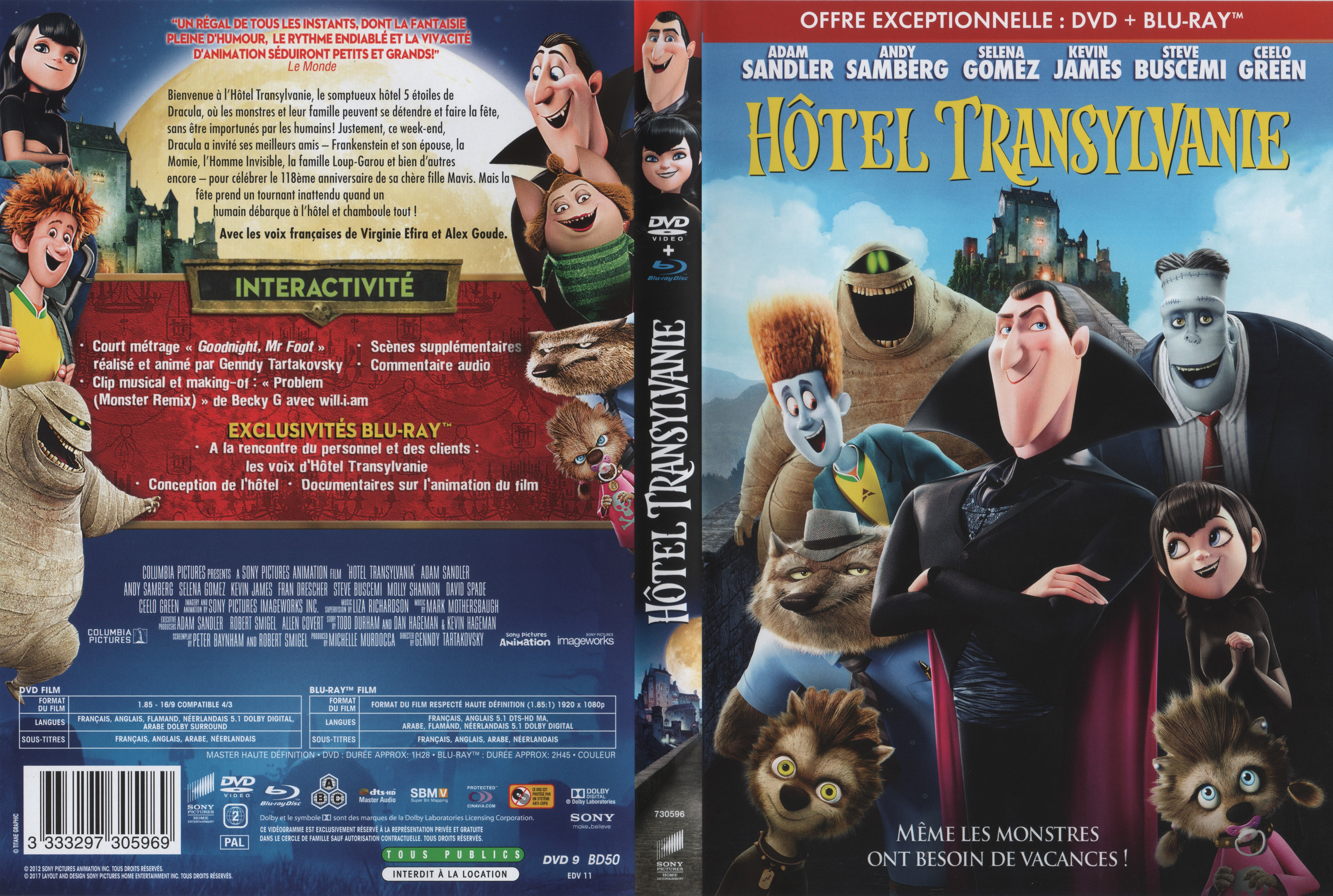 Jaquette DVD Hotel Transylvanie
