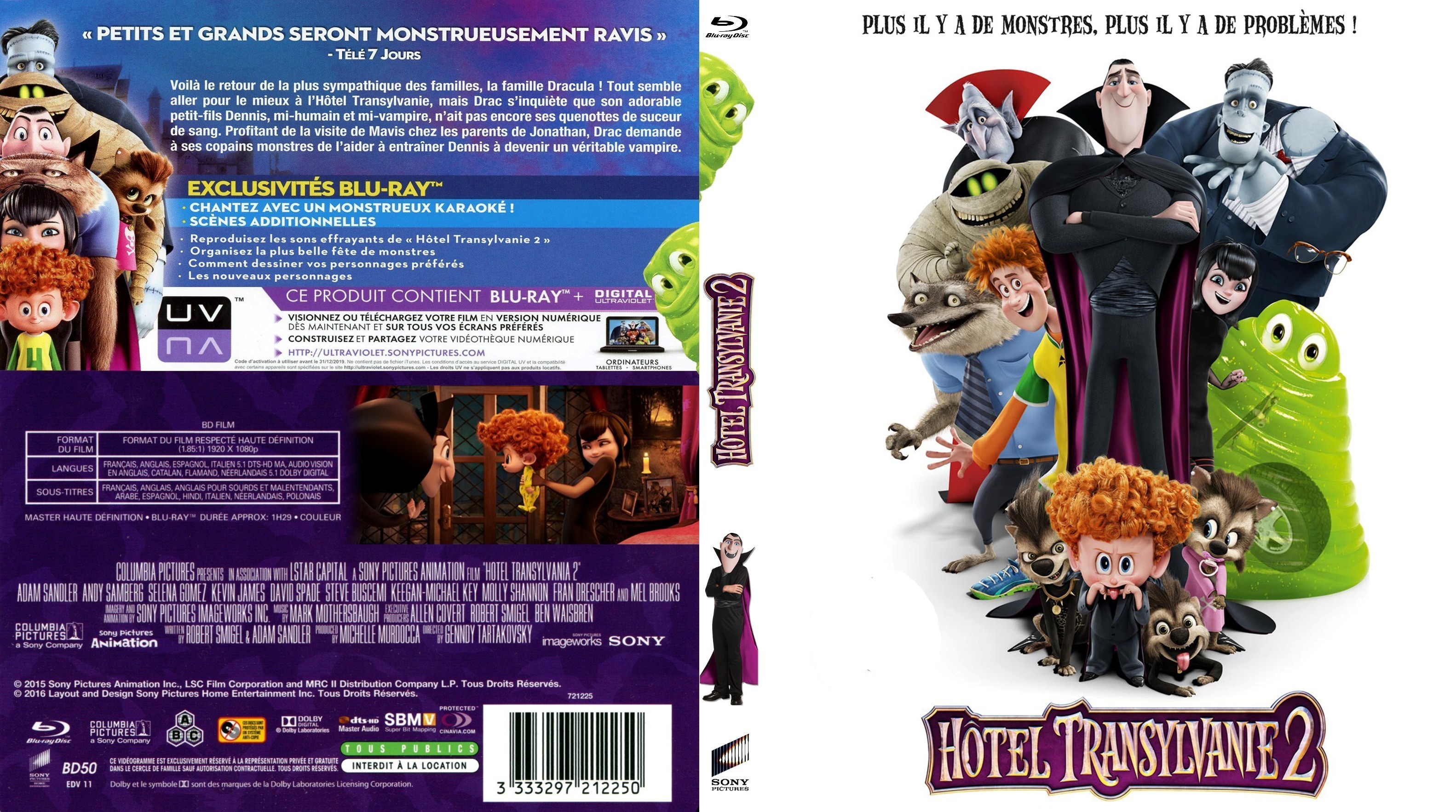 Jaquette DVD Hotel Transylvanie 2 (BLU-RAY) v4