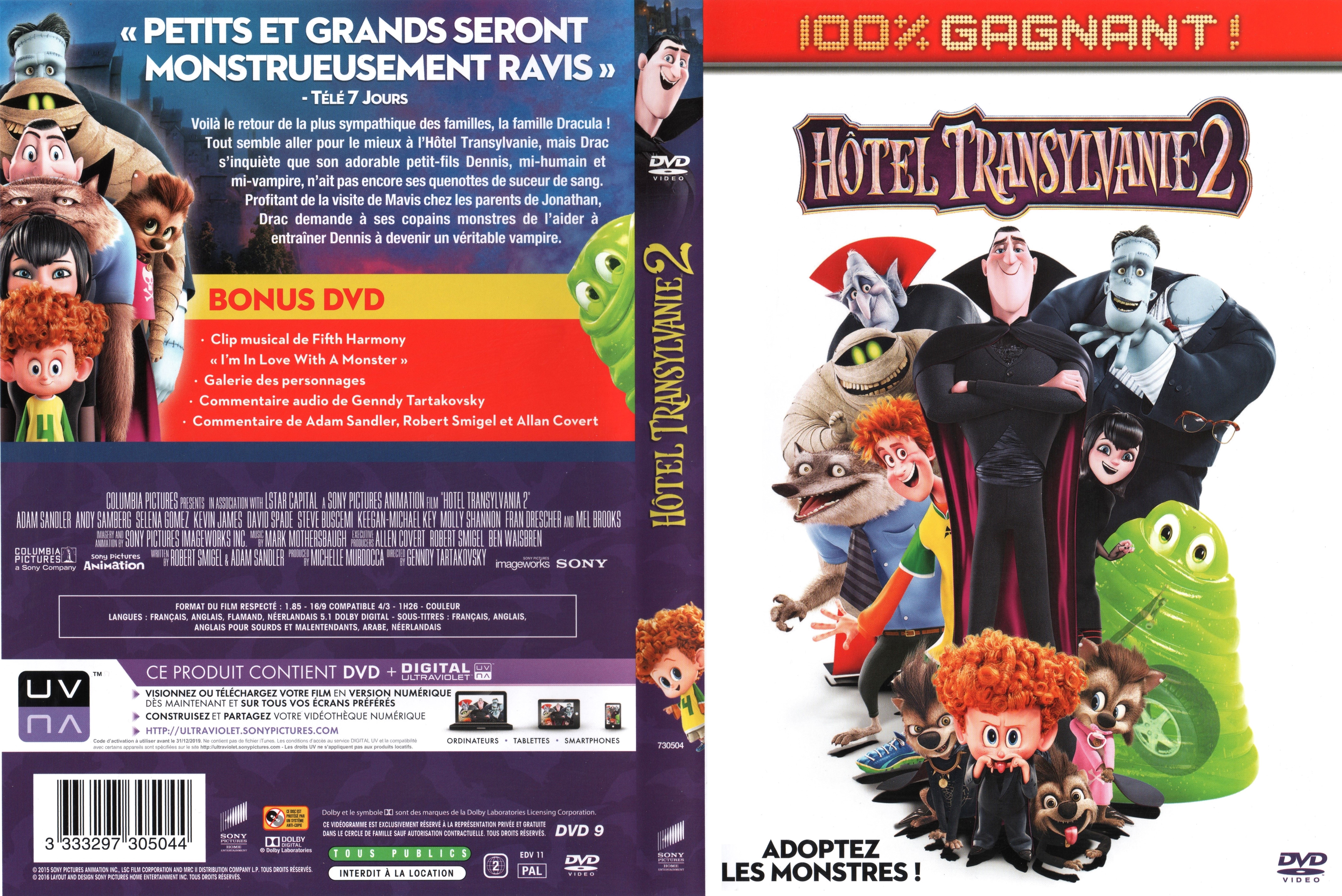 Jaquette DVD Hotel Transylvanie 2 v2