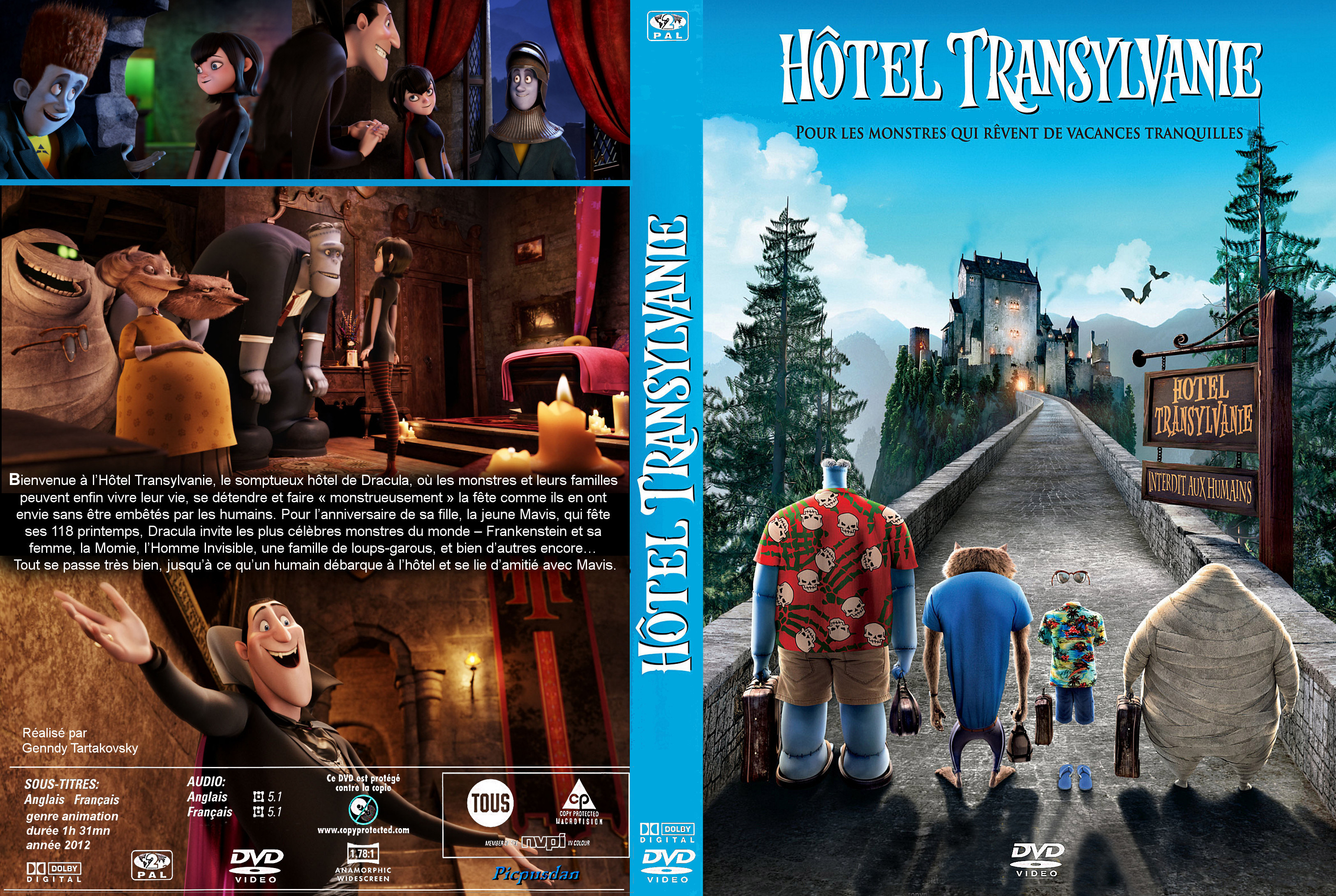 Jaquette DVD Hotel Transylvanie custom