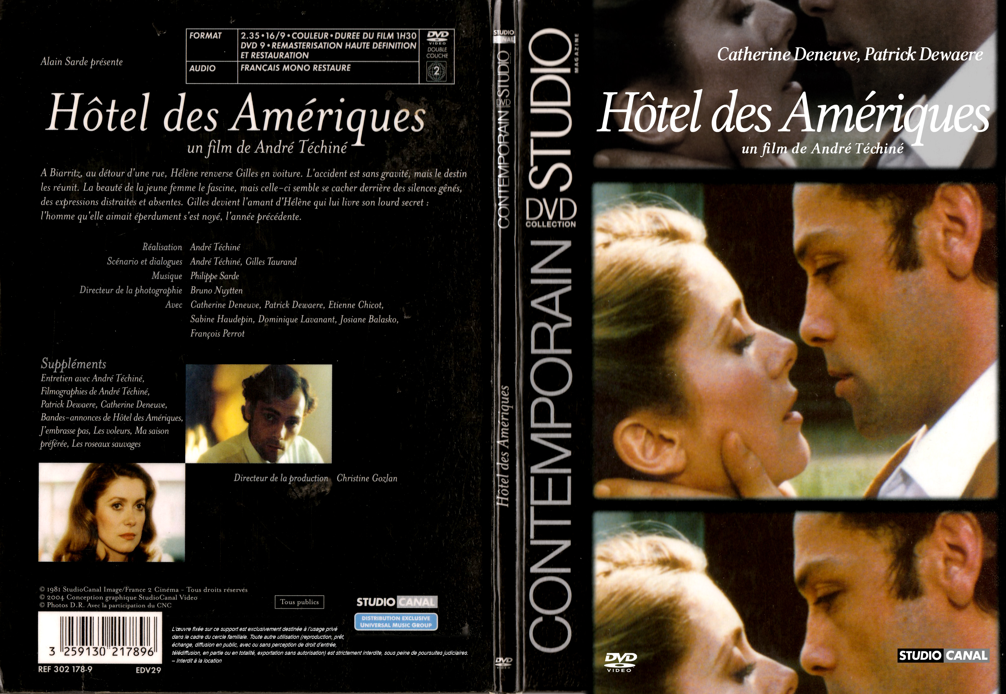 Jaquette DVD Htel des Amriques v2