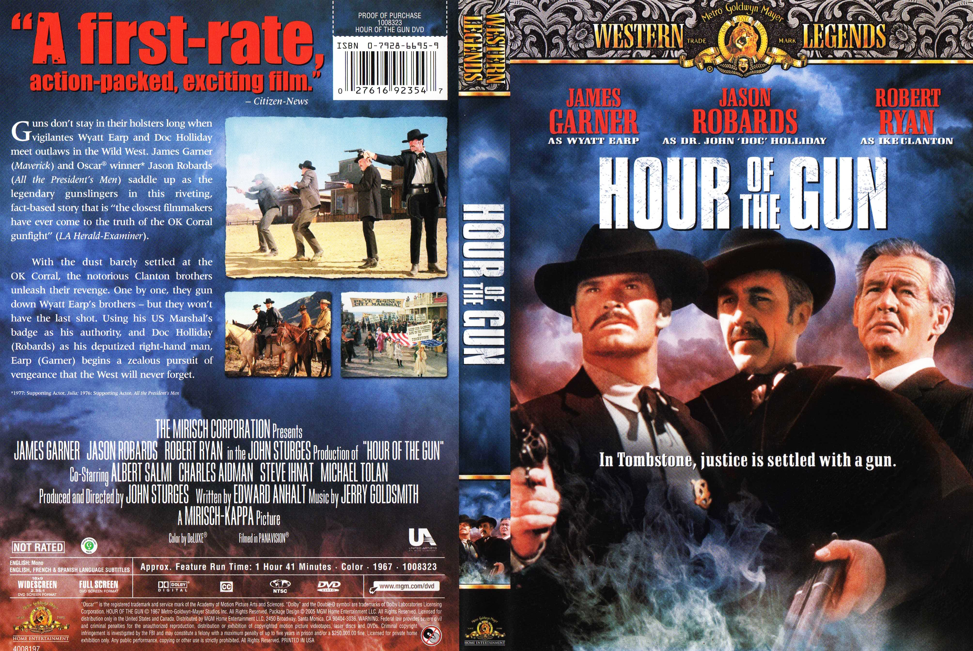 Jaquette DVD Hour of the gun Zone 1