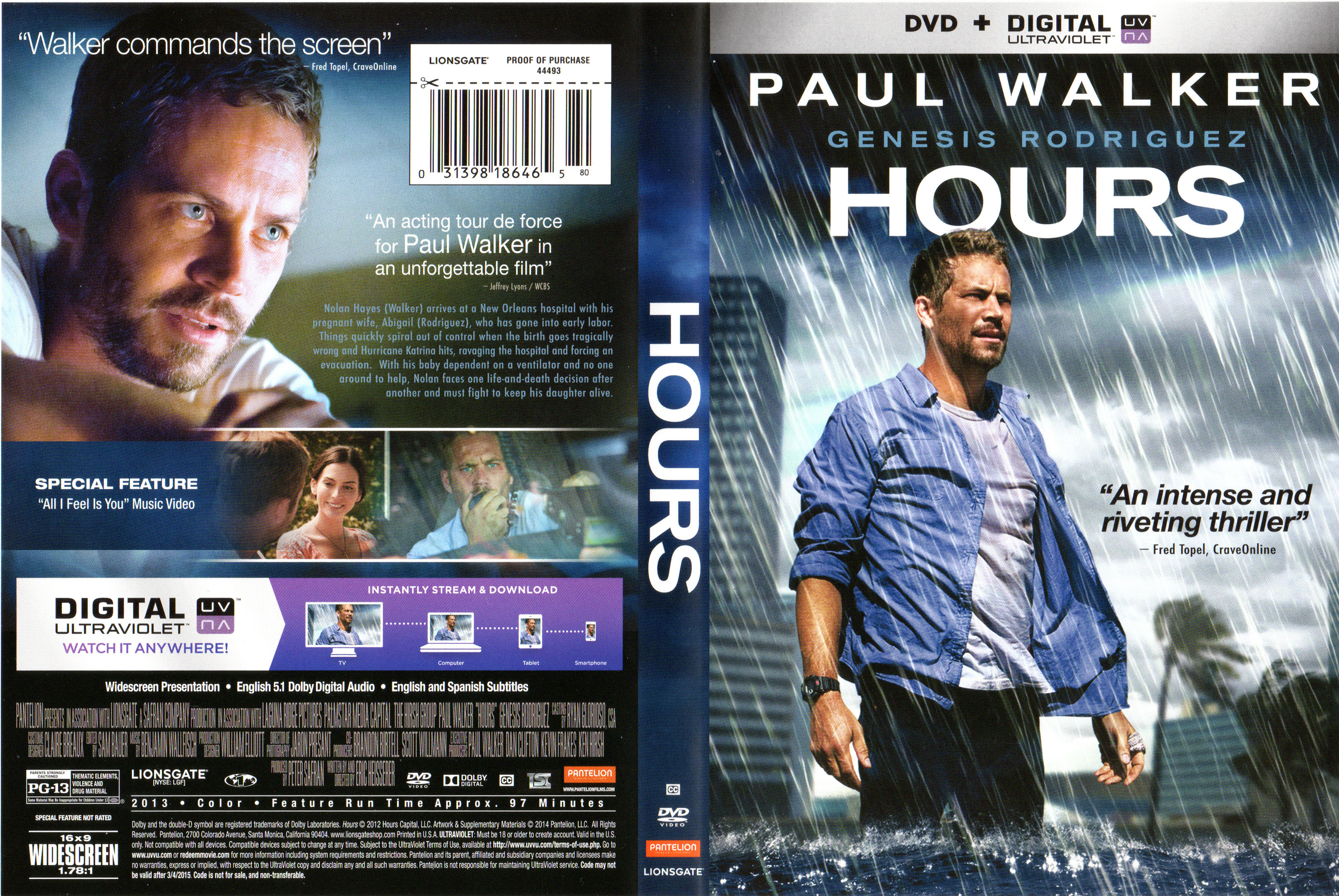Jaquette DVD Hours Zone 1