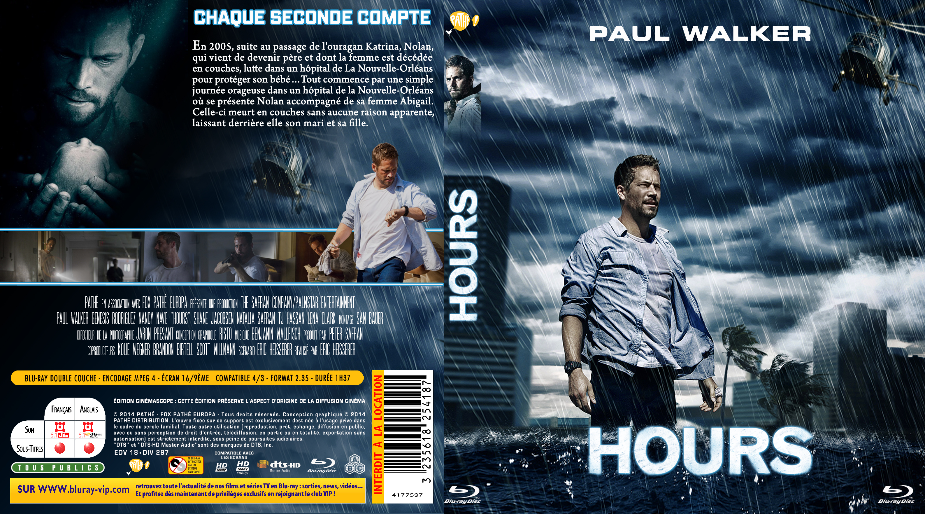 Jaquette DVD Hours custom (BLU-RAY)