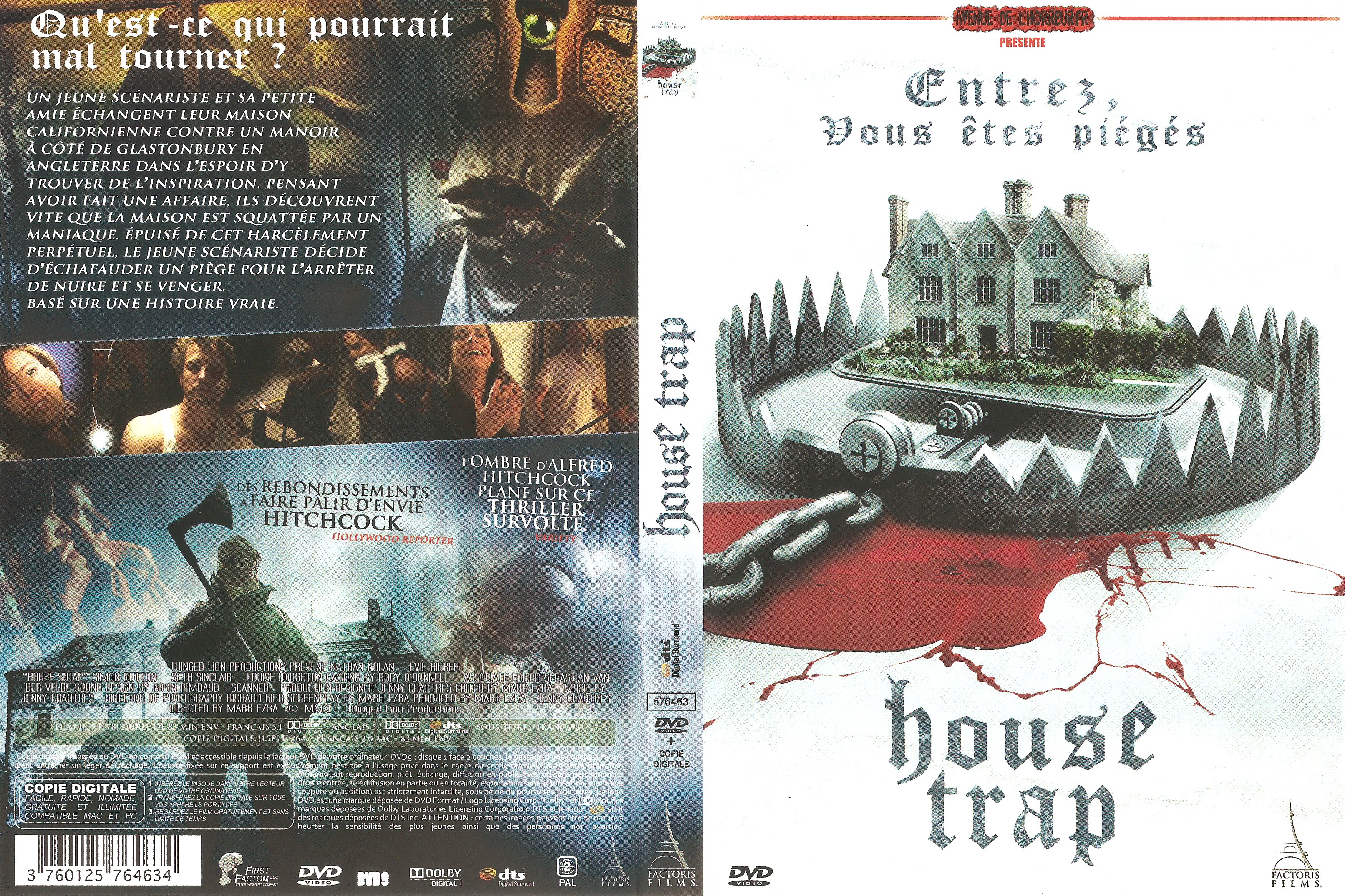 Jaquette DVD House Trap