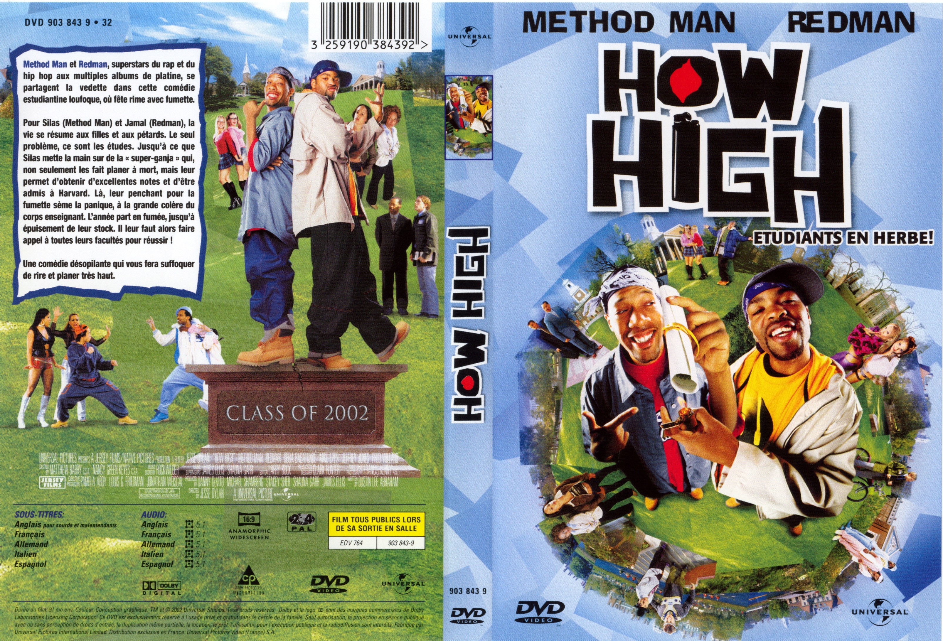 Jaquette DVD How High v2