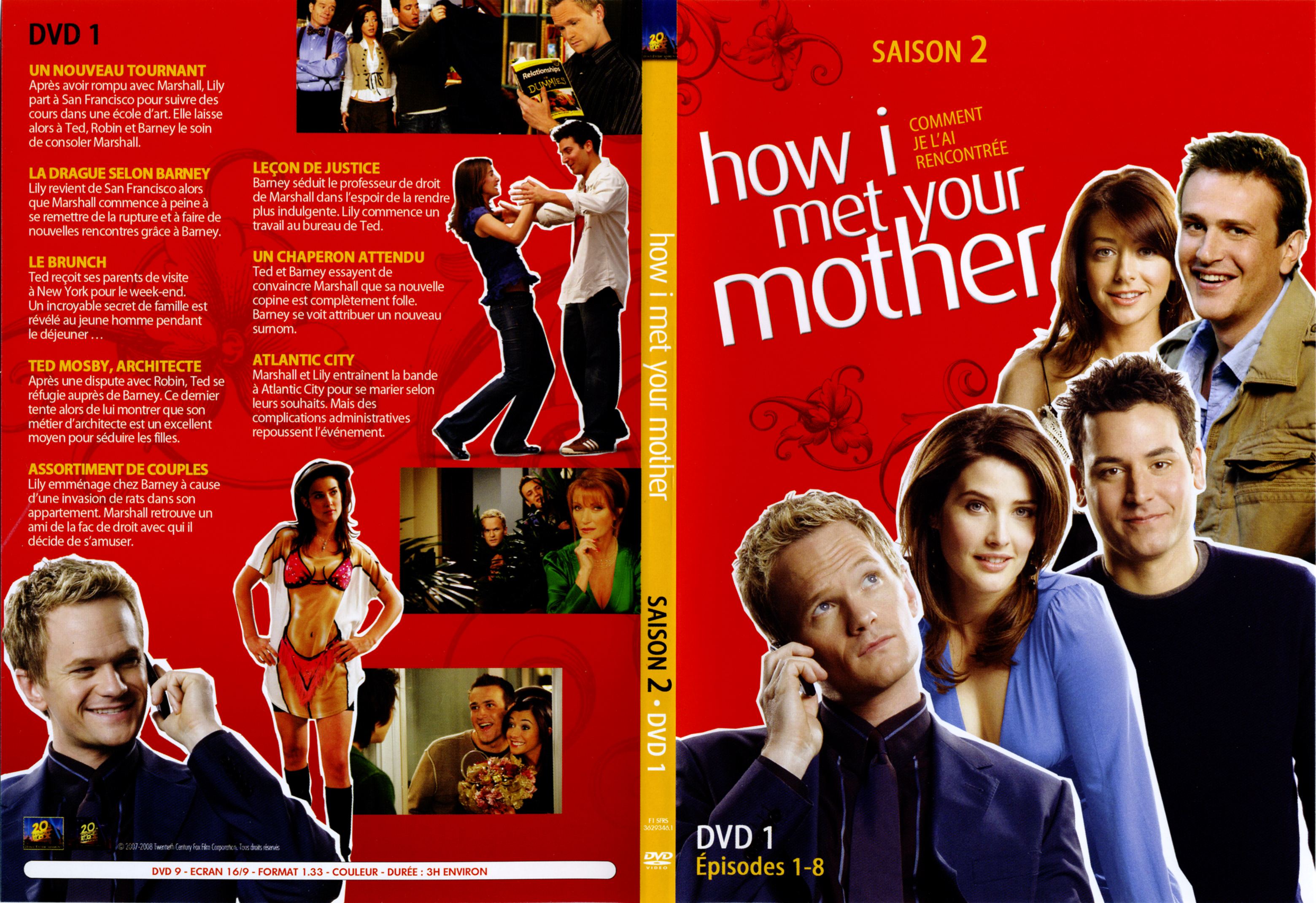 Jaquette DVD How i met your mother Saison 2 DVD 1