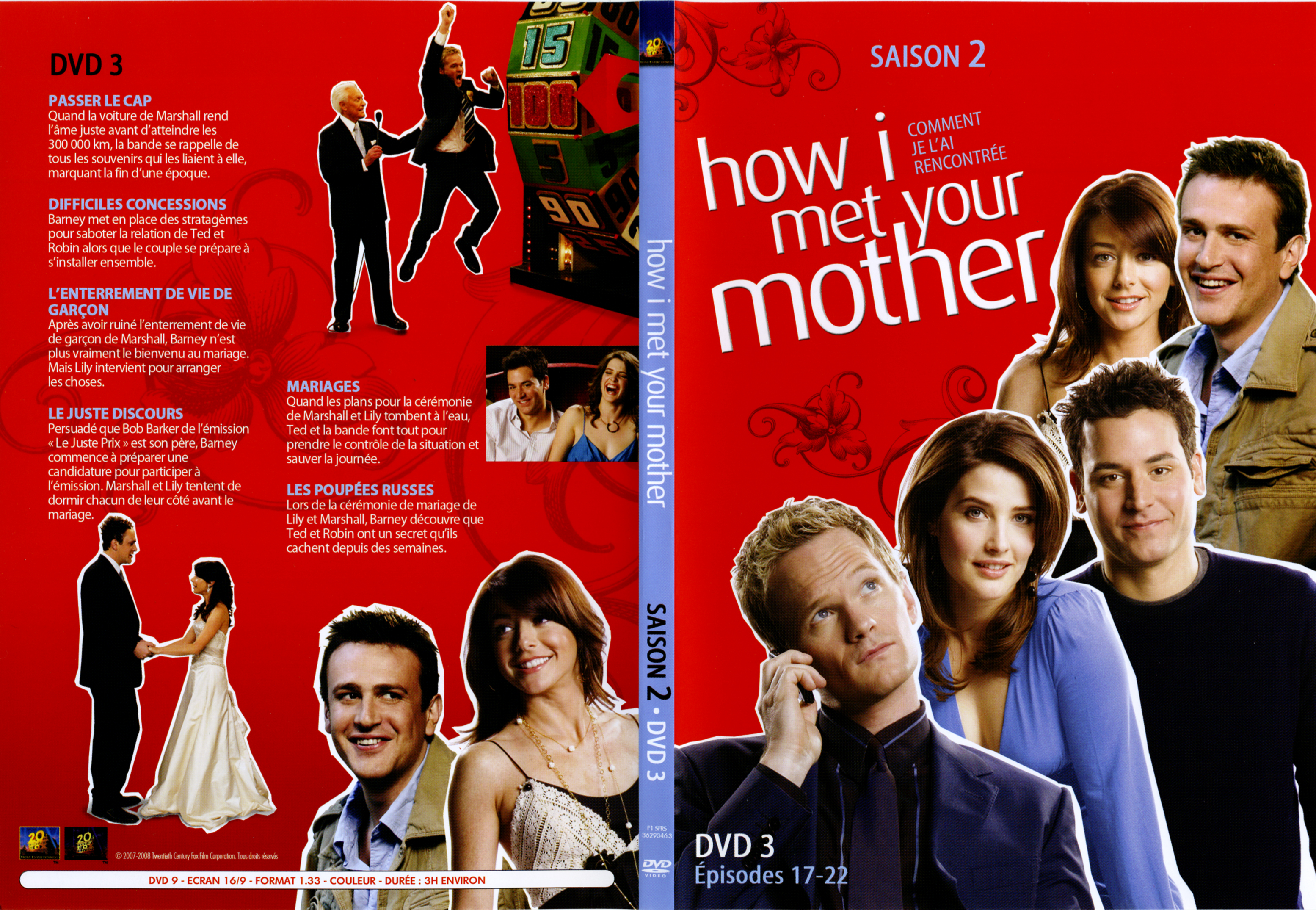 Jaquette DVD How i met your mother Saison 2 DVD 3