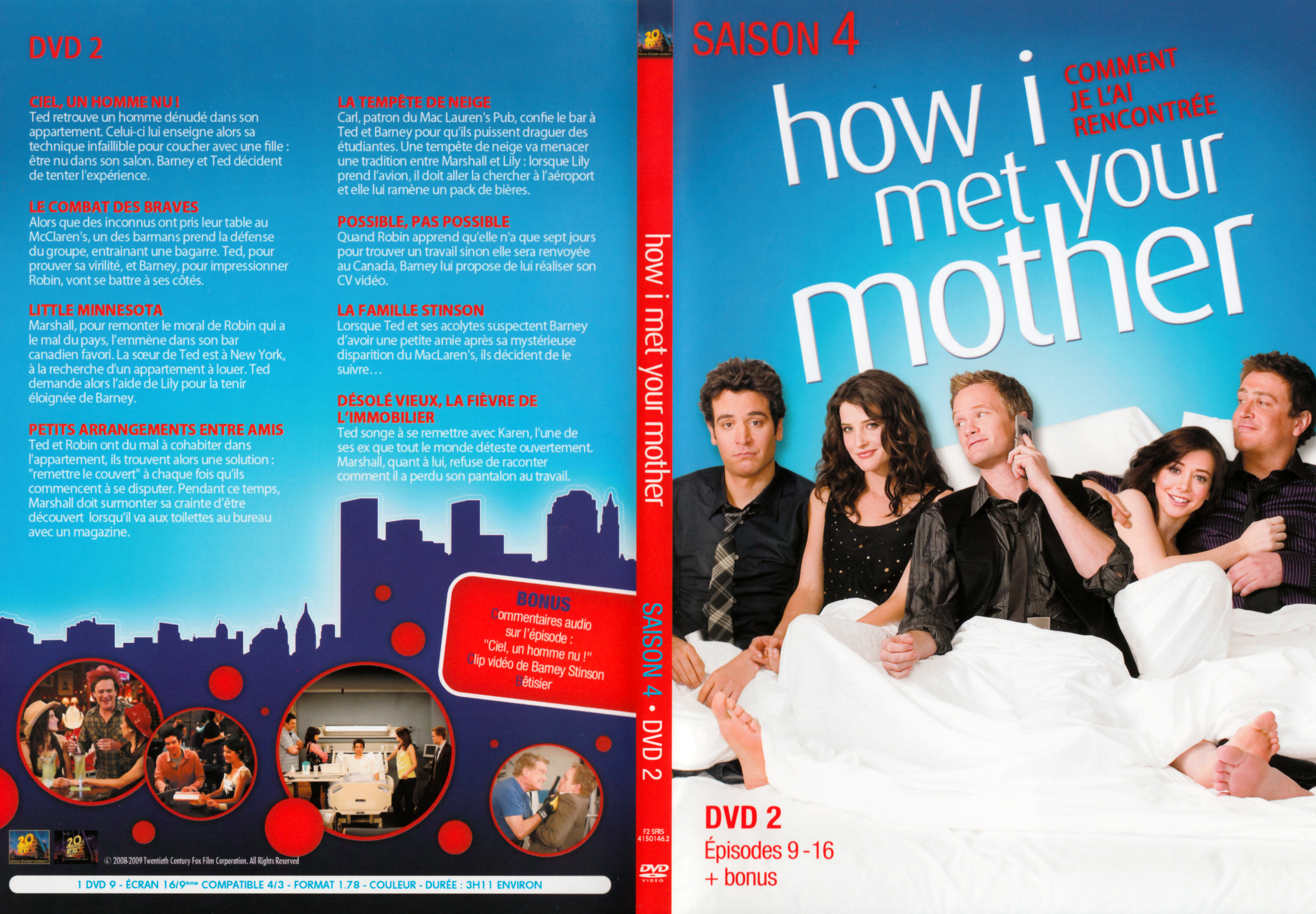 Jaquette DVD How i met your mother Saison 4 DVD 2