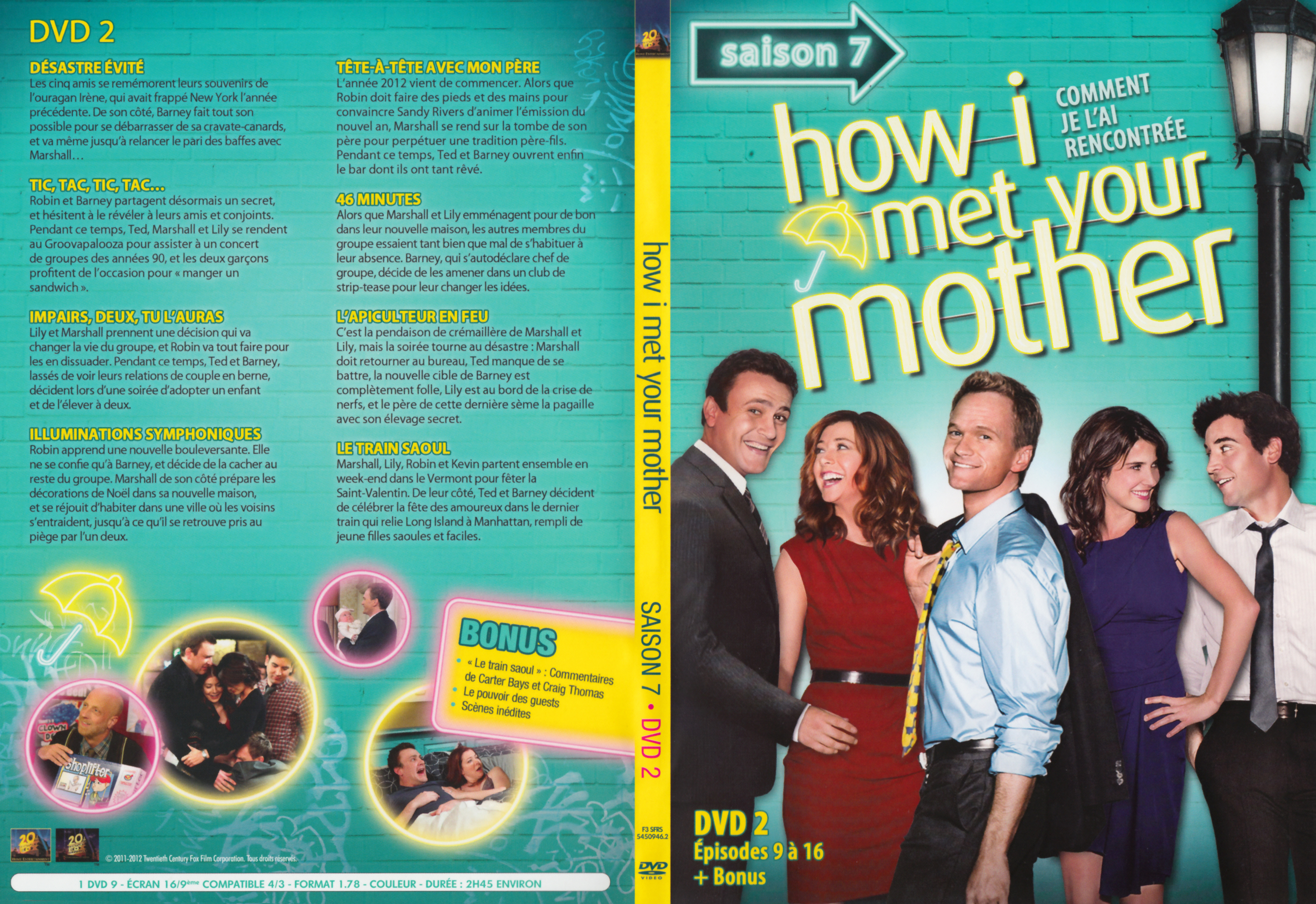 Jaquette DVD How i met your mother Saison 7 DVD 2
