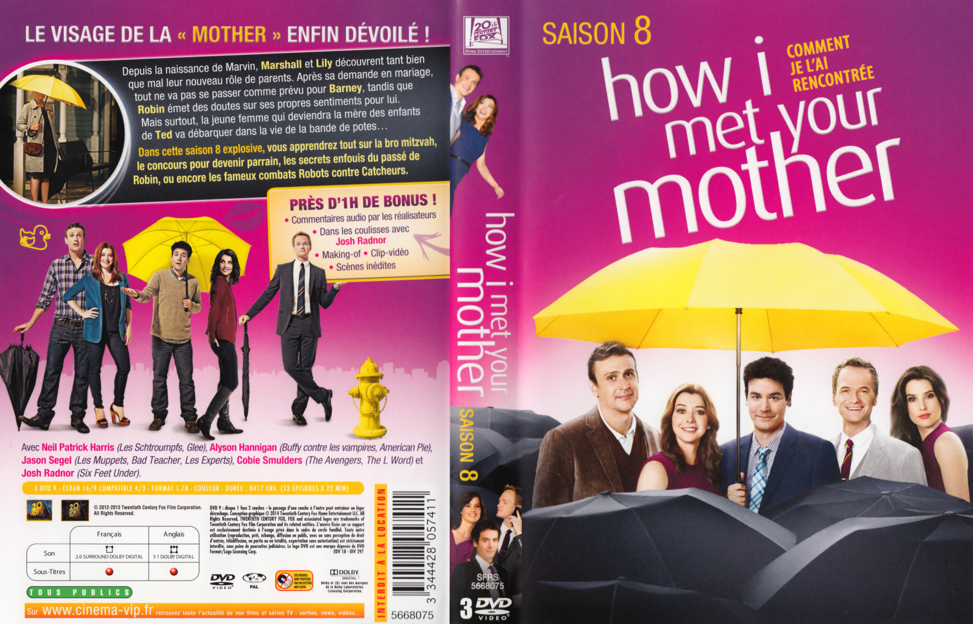 Jaquette DVD How i met your mother Saison 8
