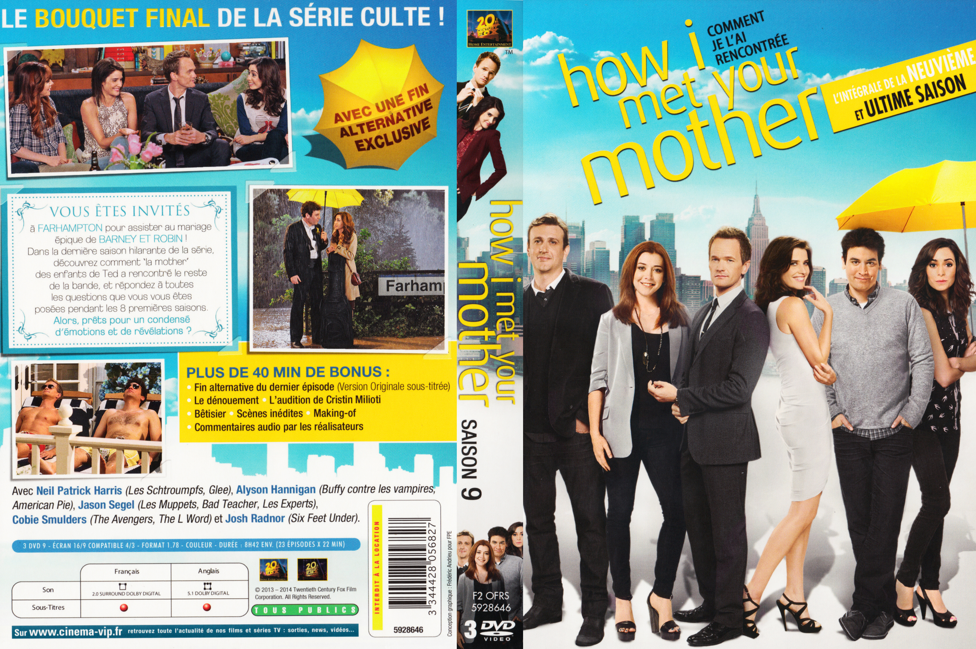 Jaquette DVD How i met your mother Saison 9 COFFRET