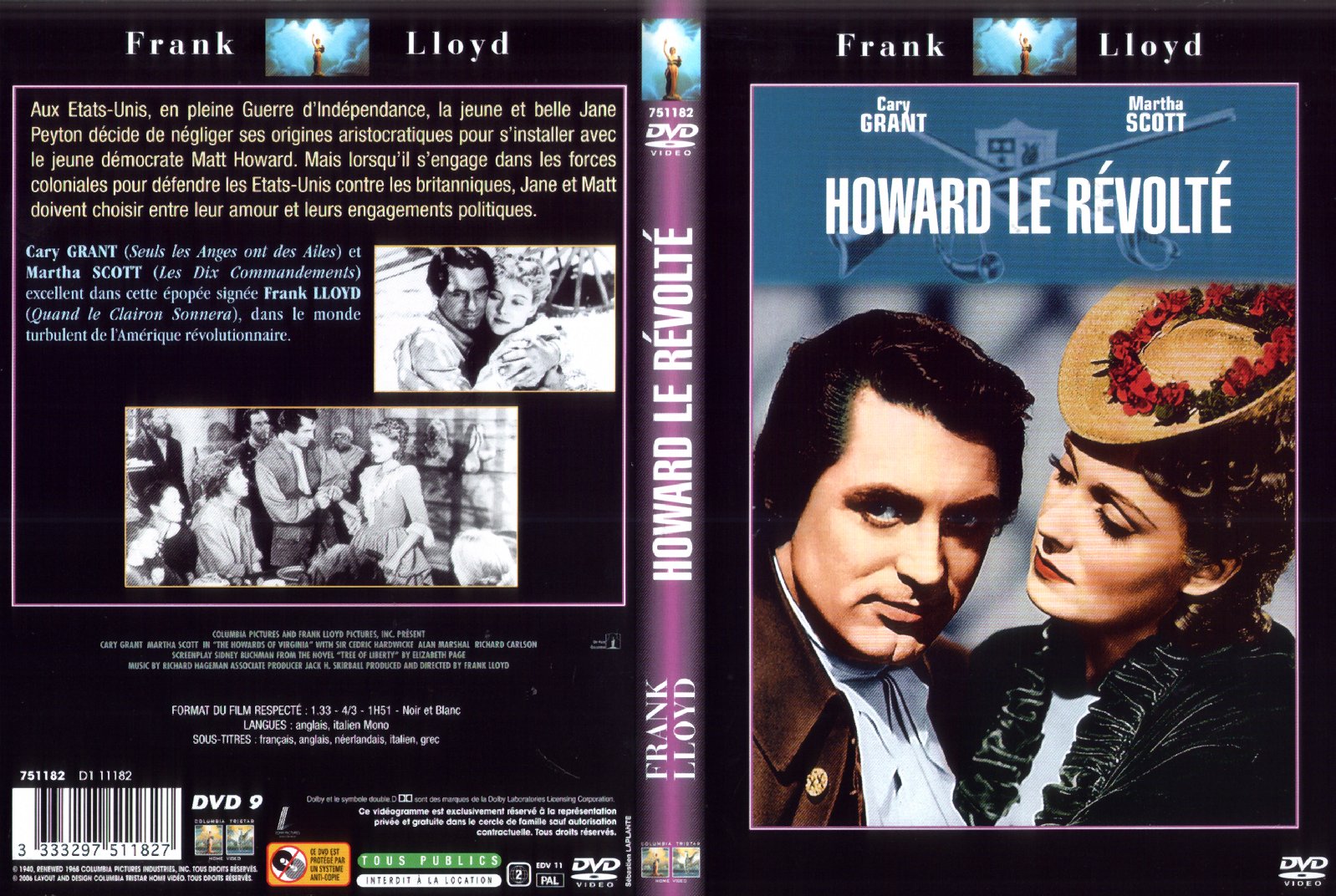 Jaquette DVD Howard le rvolt
