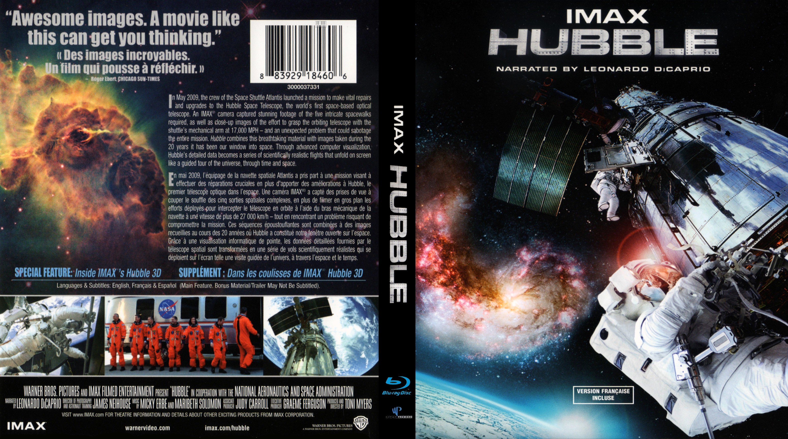Jaquette DVD Hubble Zone 1 (BLU-RAY)