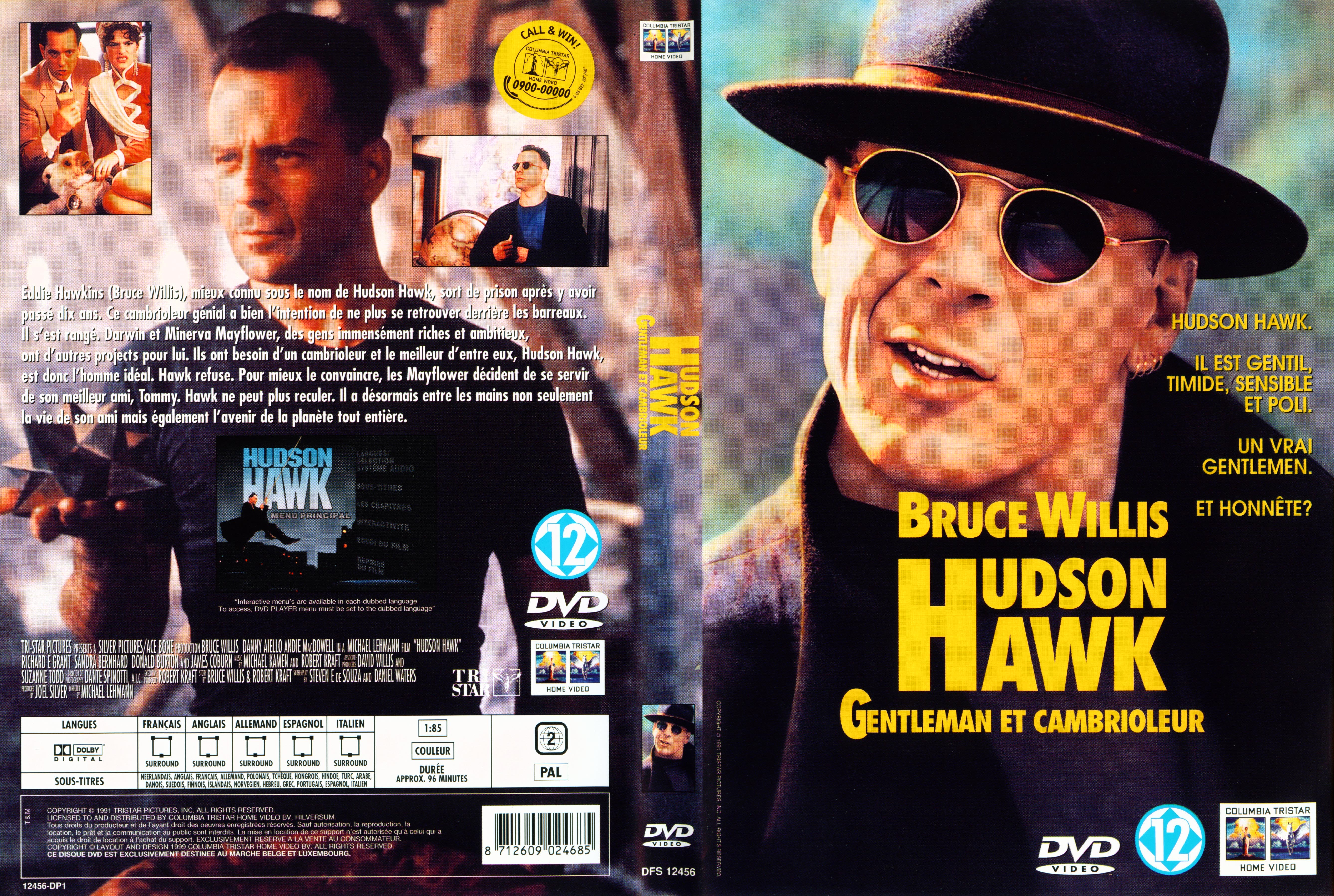 Jaquette DVD Hudson Hawk