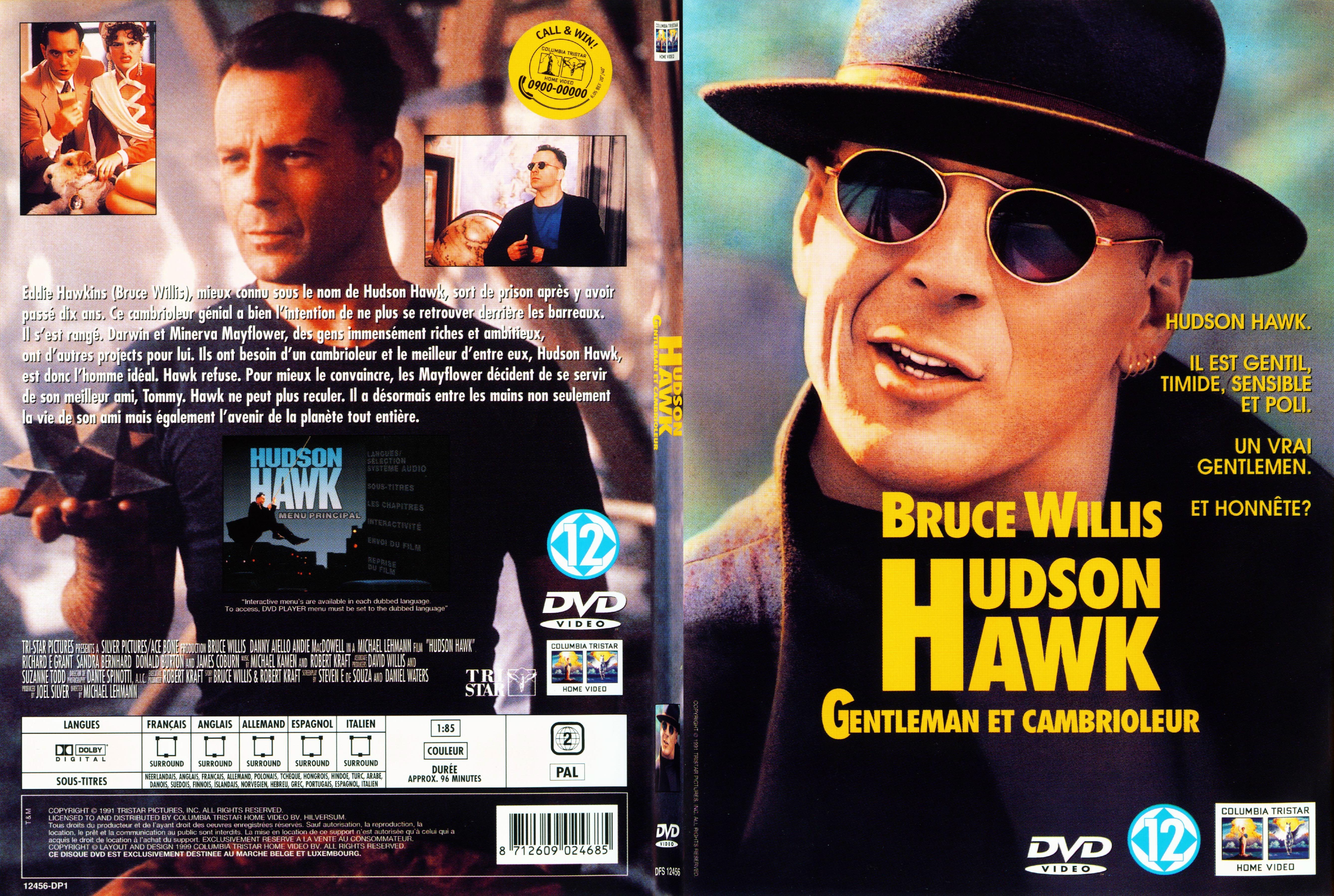 Jaquette DVD Hudson Hawk - SLIM