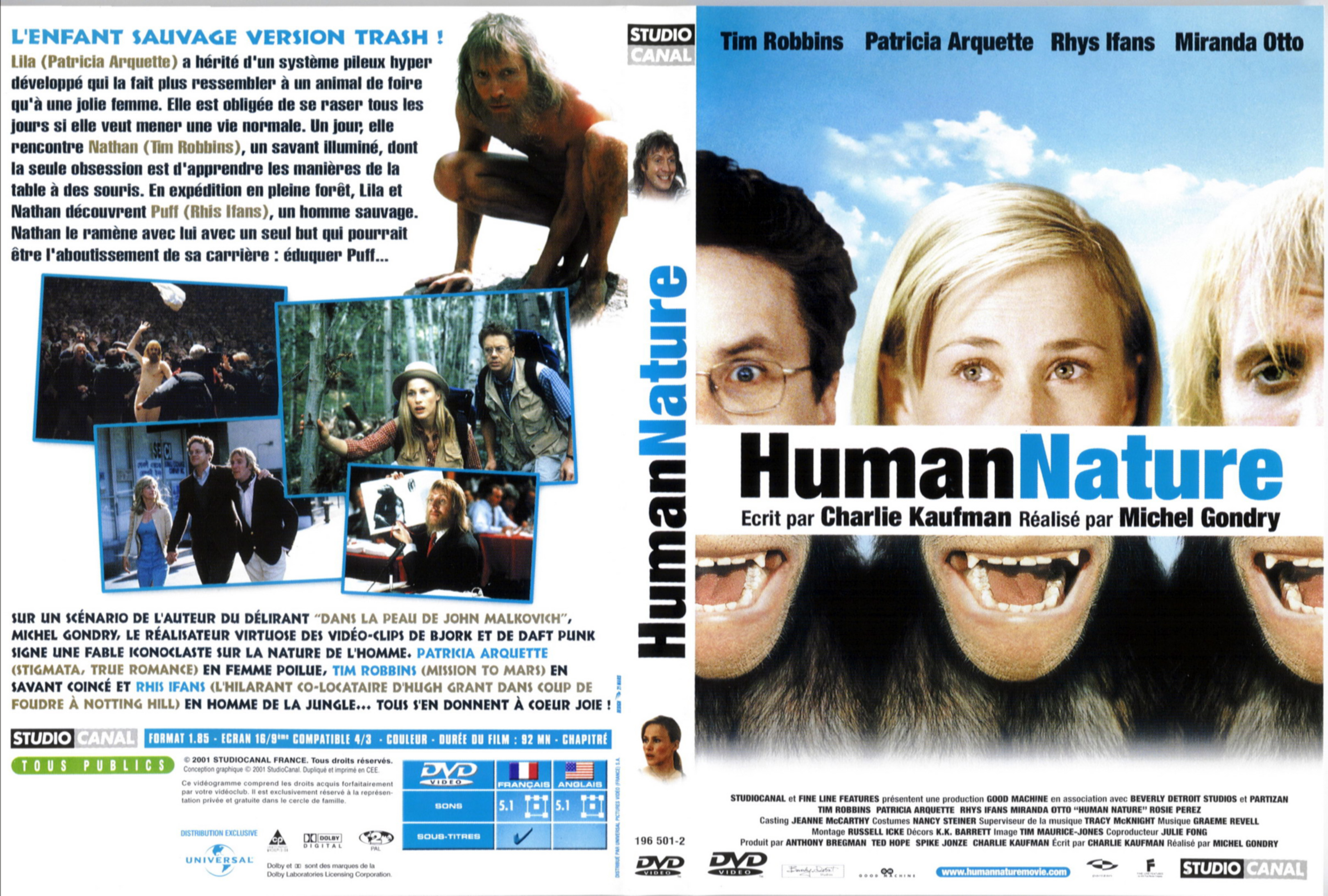 Jaquette DVD Human Nature