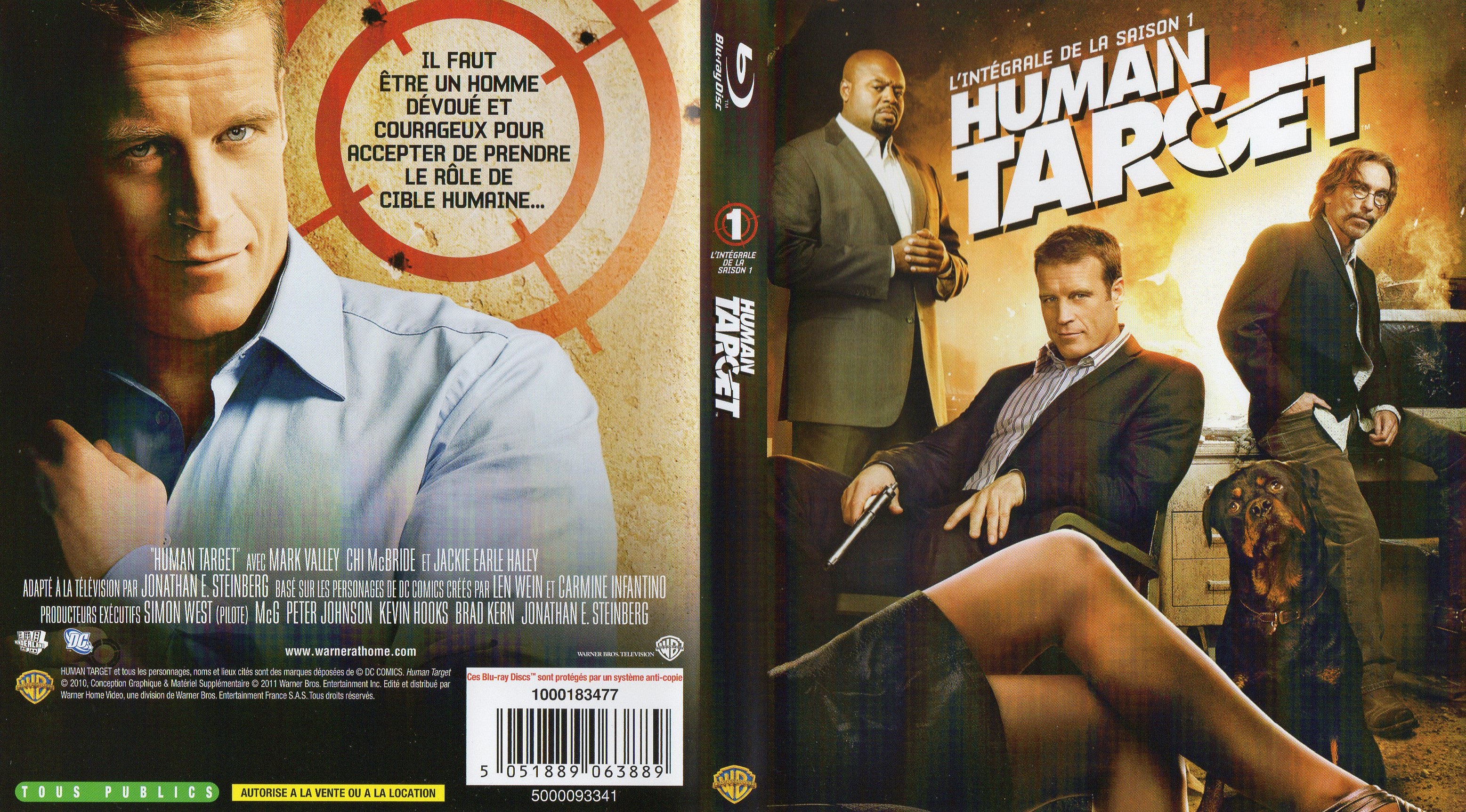 Jaquette DVD Human Target saison 1 (BLU-RAY)