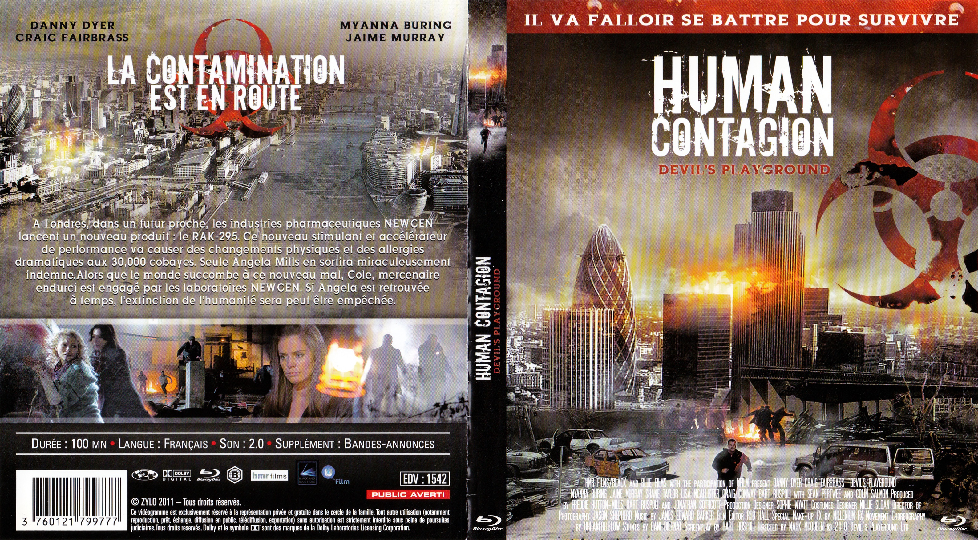 Jaquette DVD Human contagion (BLU-RAY)