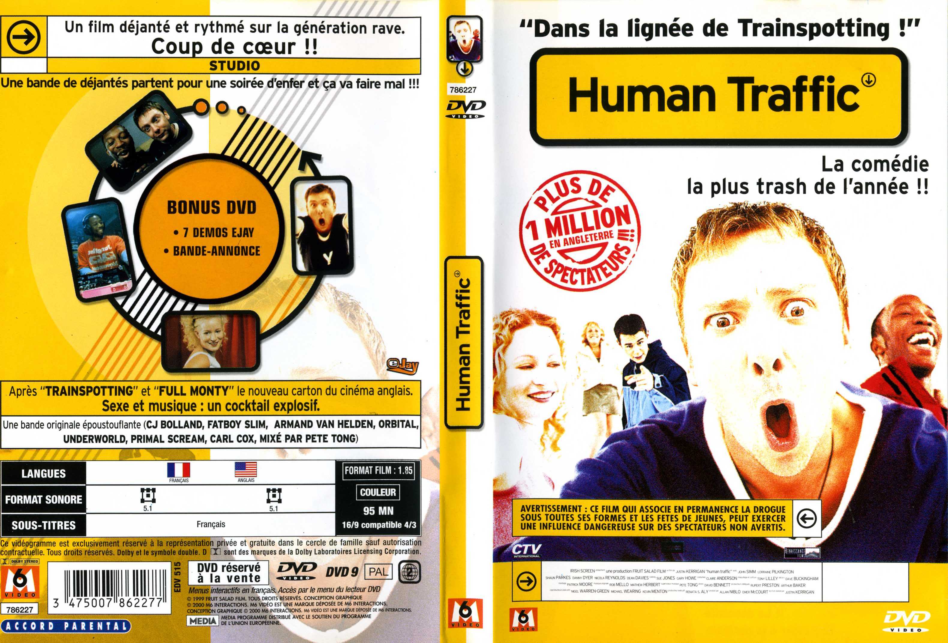 Jaquette DVD Human traffic