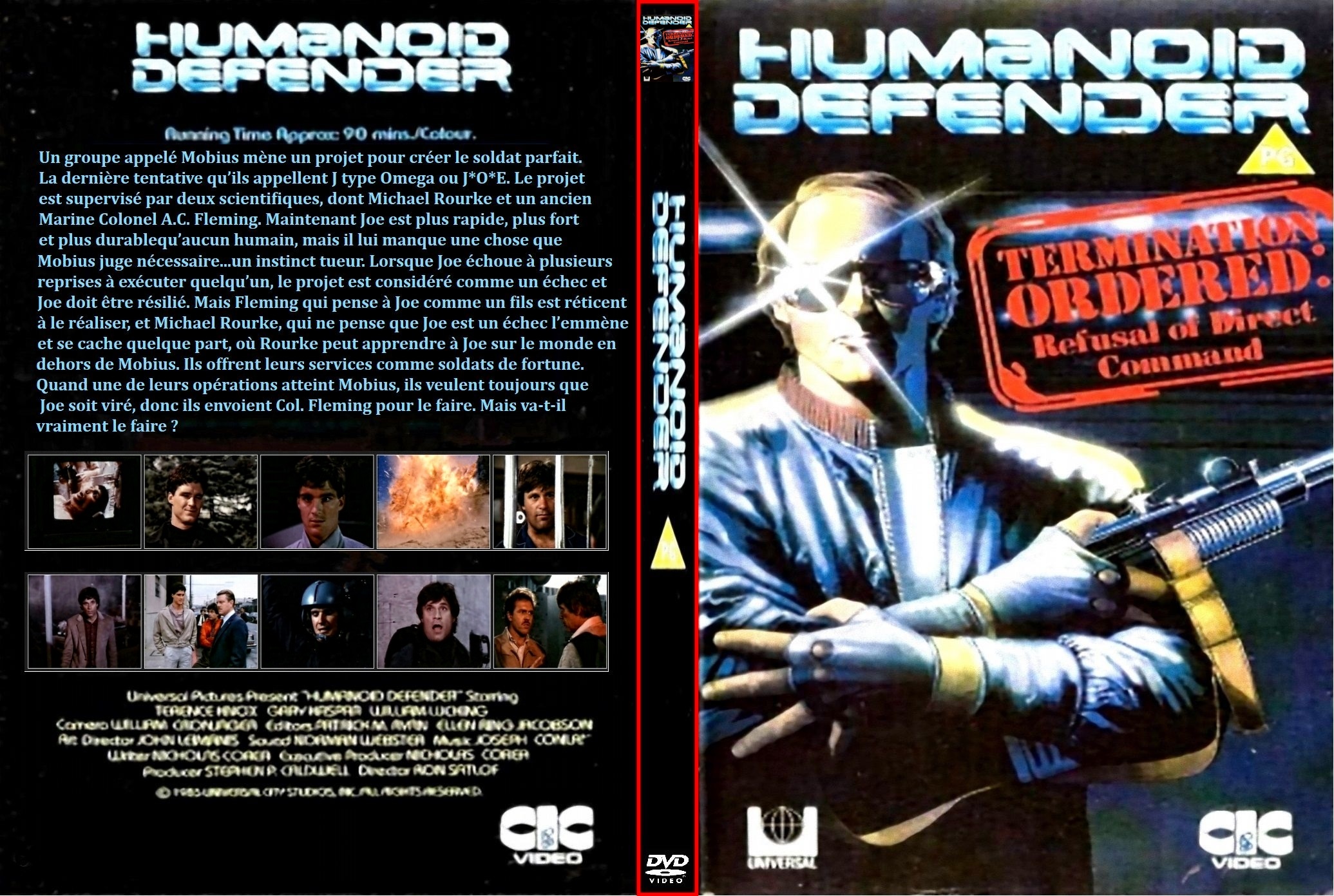 Jaquette DVD Humanoid Defender custom 
