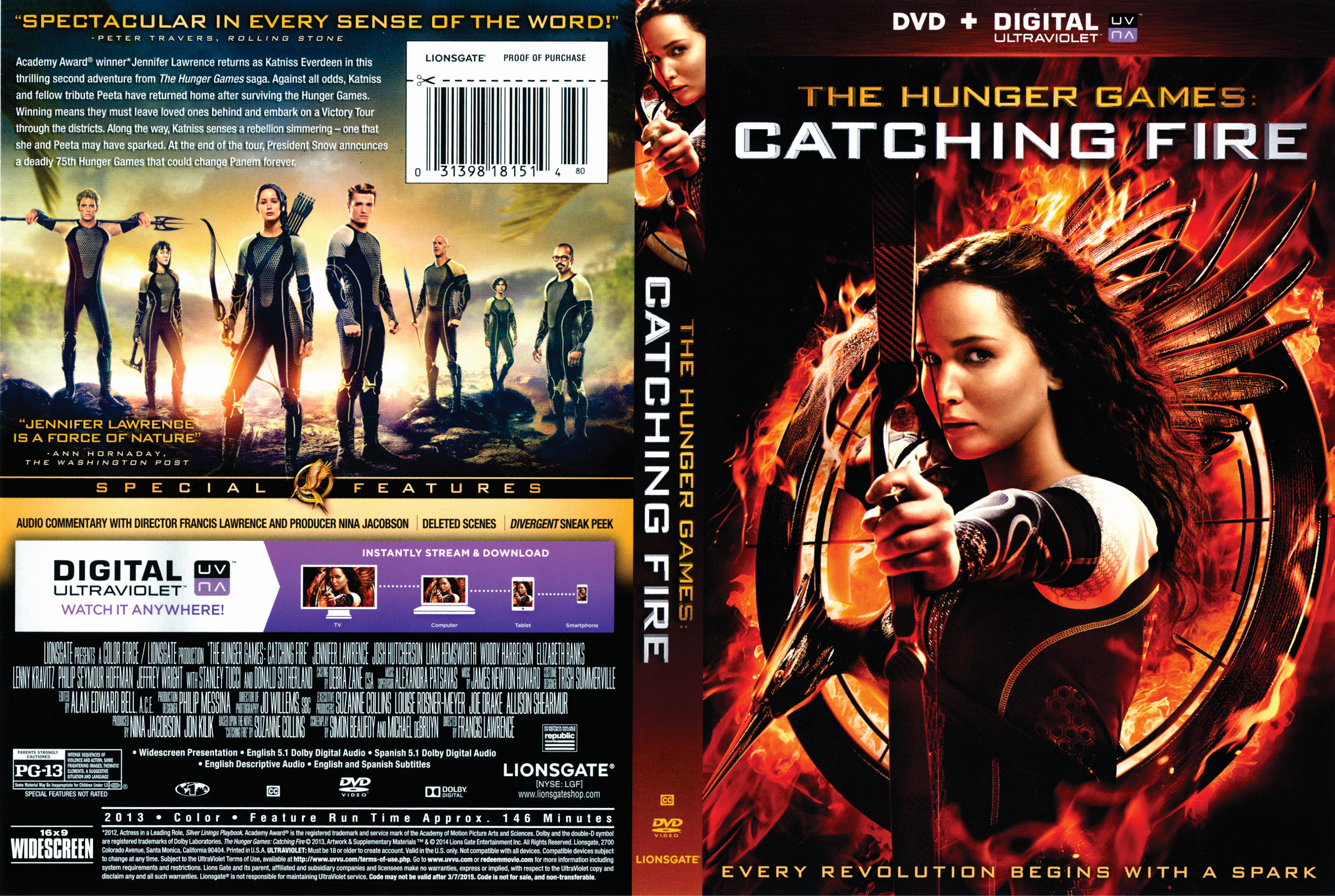 Jaquette DVD Hunger Games L