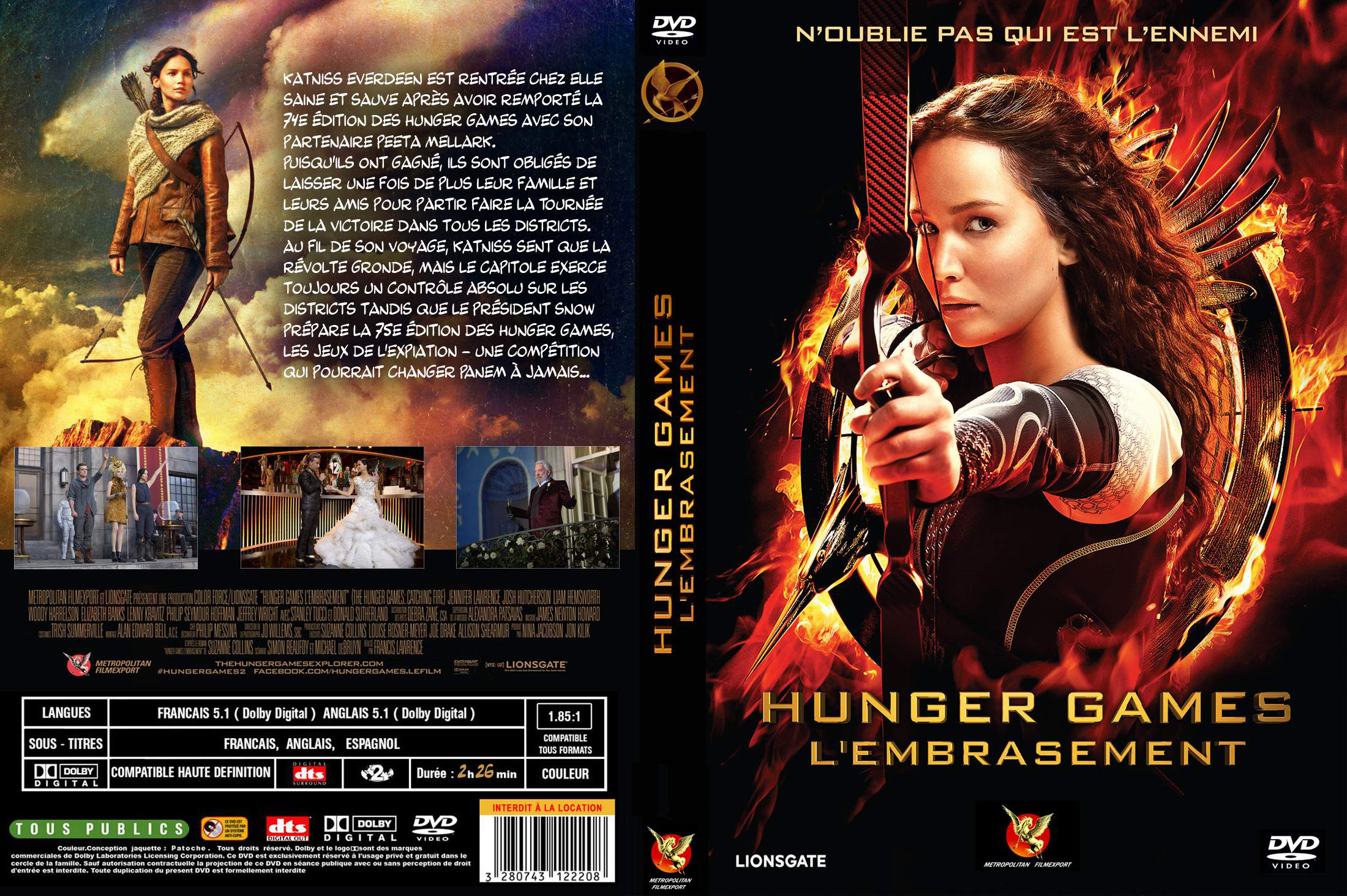 Jaquette DVD Hunger Games L