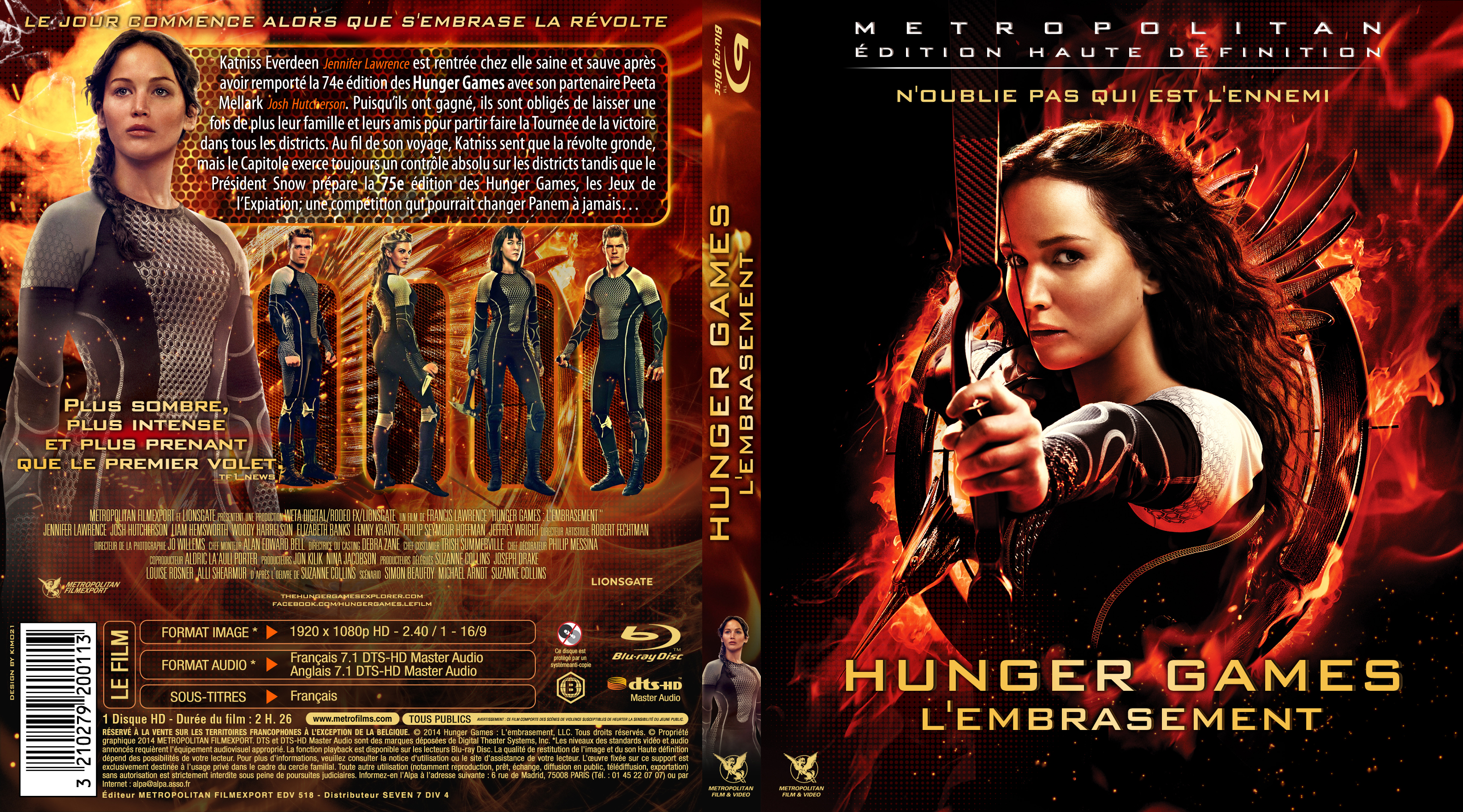 Jaquette DVD Hunger Games L