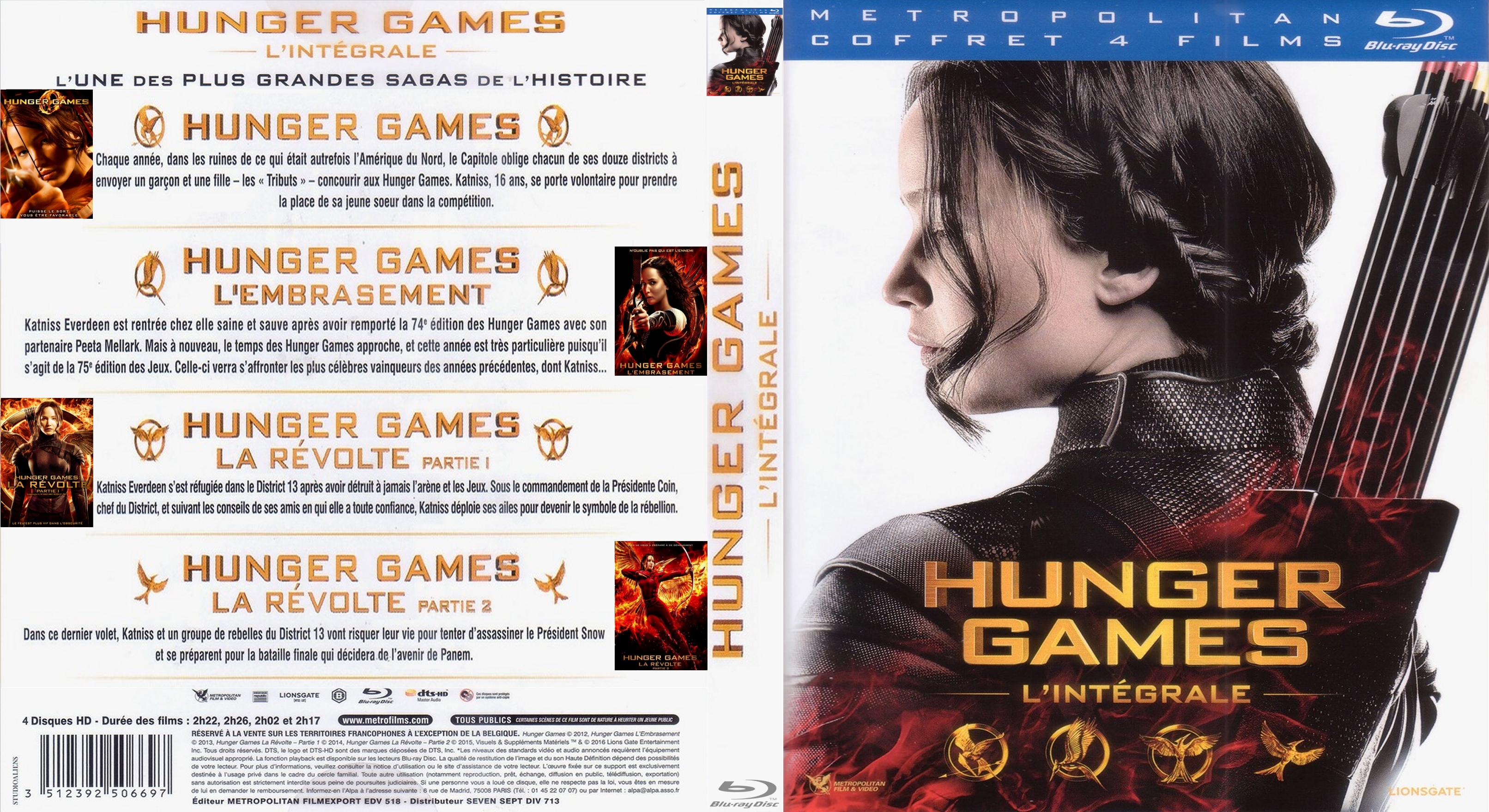 Jaquette DVD Hunger Games L