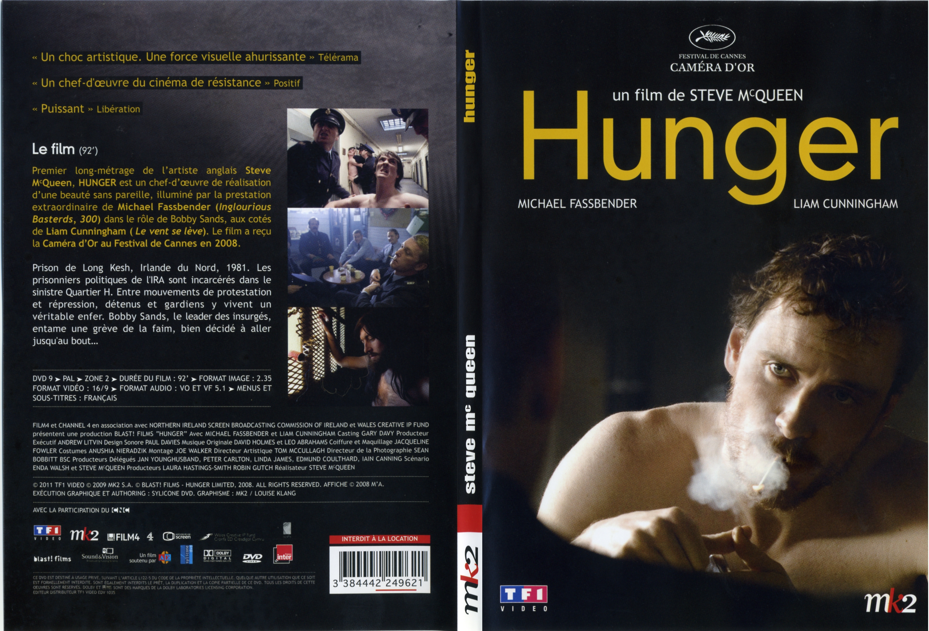 Jaquette DVD Hunger - SLIM