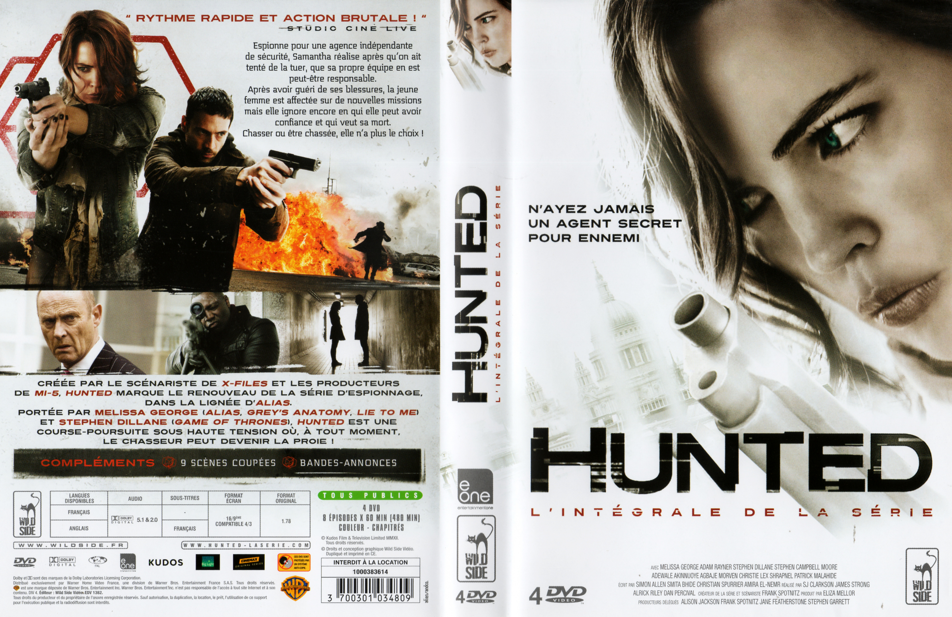 Jaquette DVD Hunted (Srie TV)